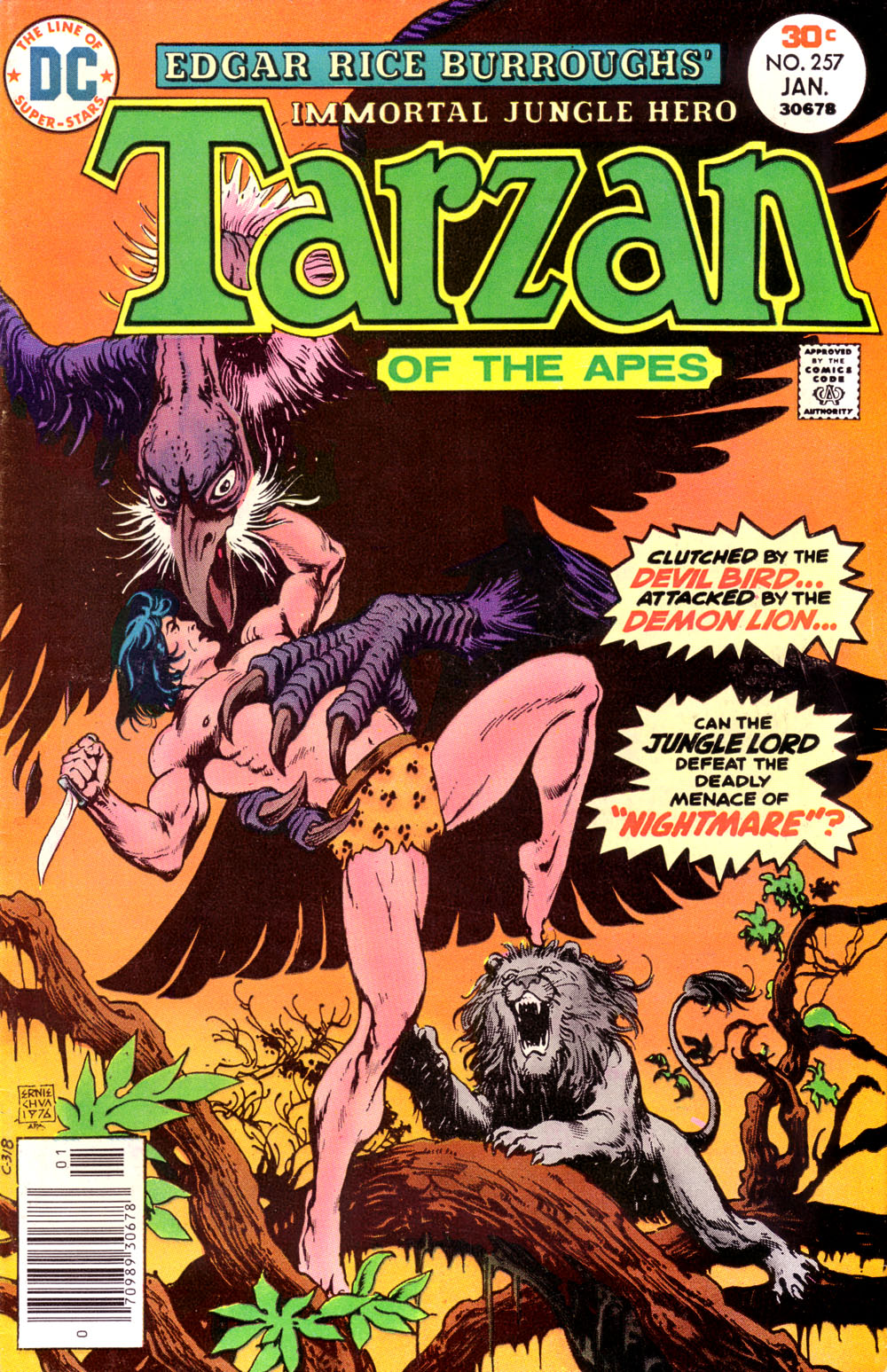 Read online Tarzan (1972) comic -  Issue #257 - 1