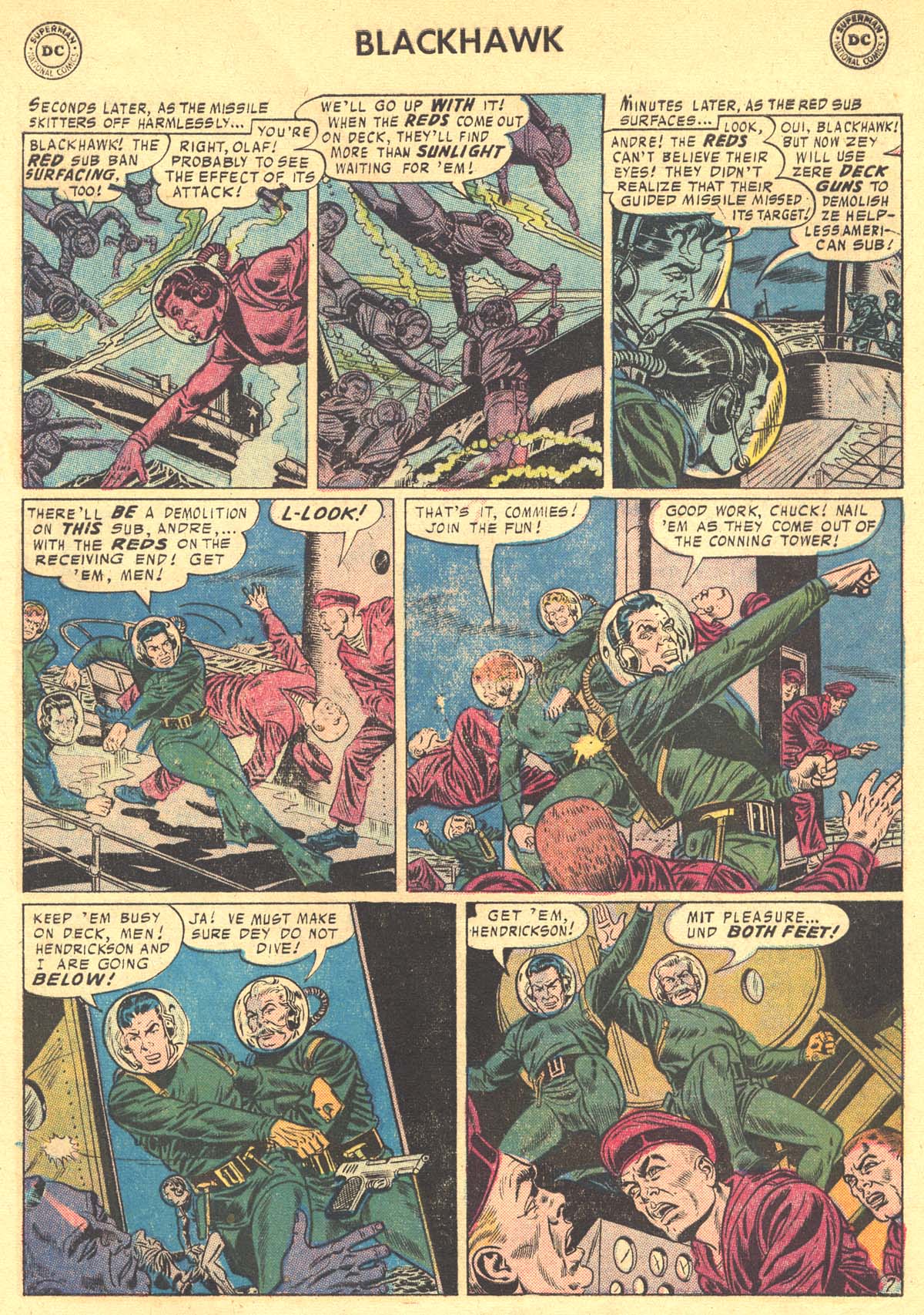 Read online Blackhawk (1957) comic -  Issue #108 - 9