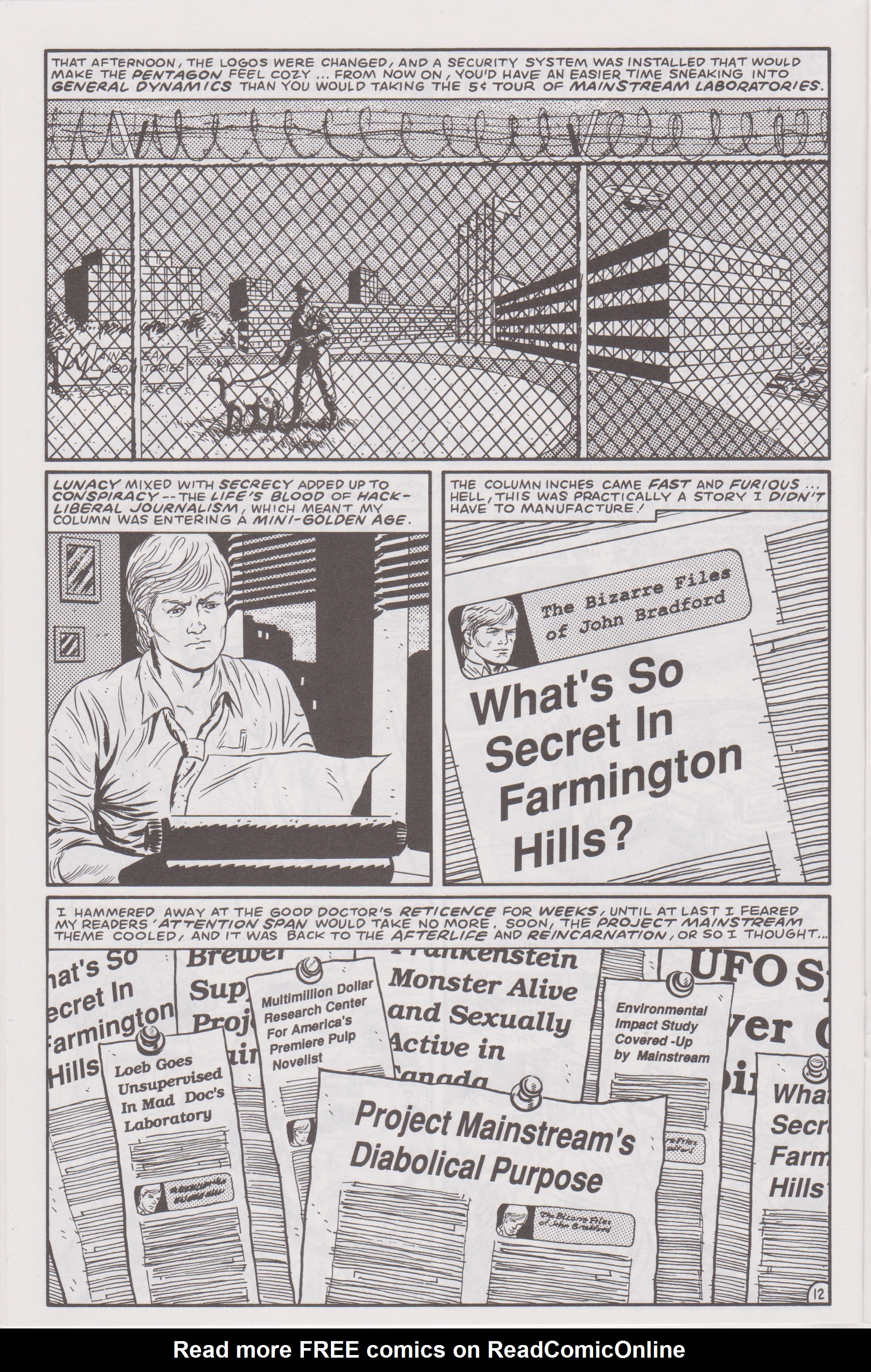Read online Don Simpson's Bizarre Heroes comic -  Issue #0 - 14