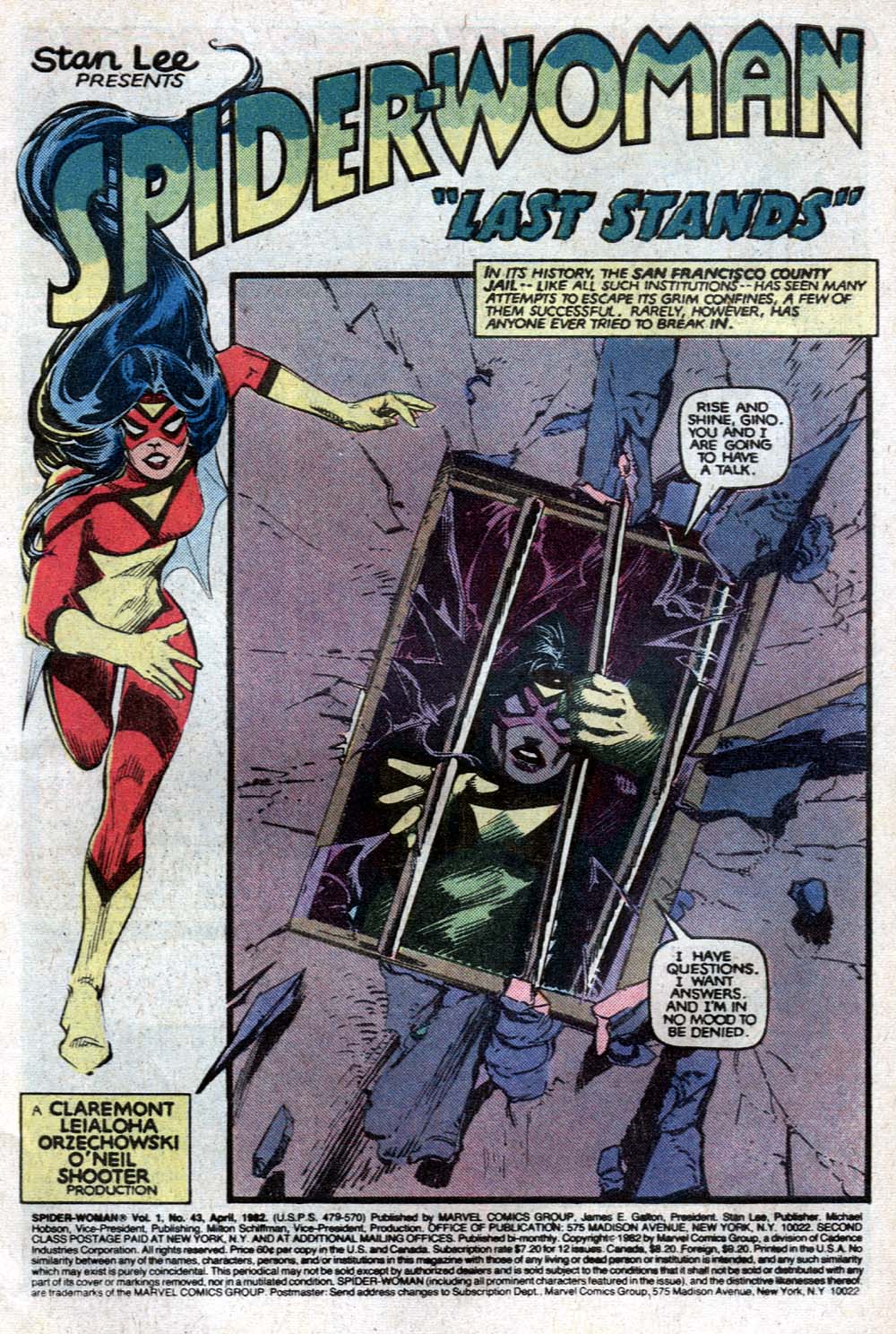 Read online Spider-Woman (1978) comic -  Issue #43 - 2