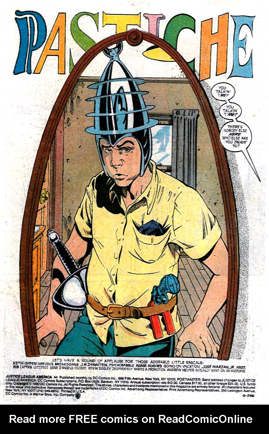 Read online Justice League America comic -  Issue #44 - 2