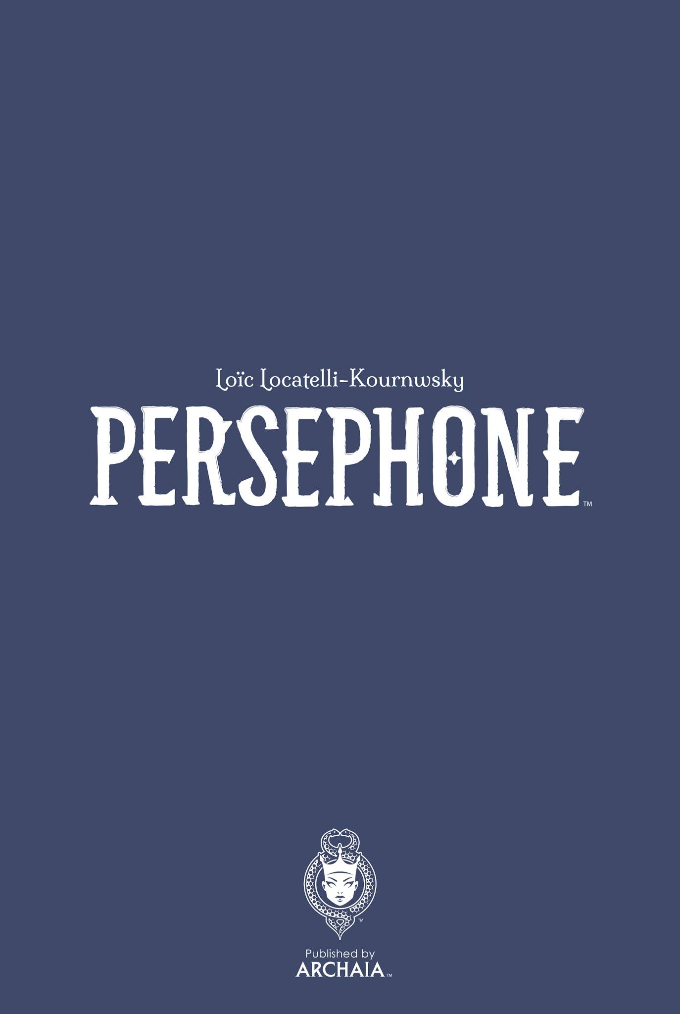 Read online Persephone comic -  Issue # TPB - 4