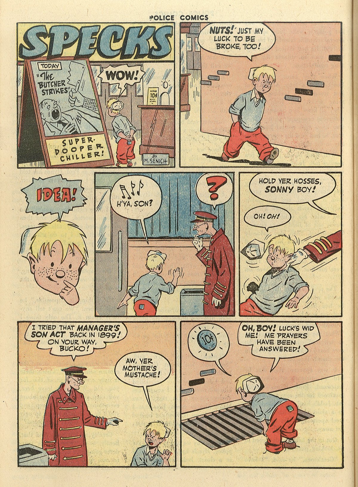 Read online Police Comics comic -  Issue #57 - 50