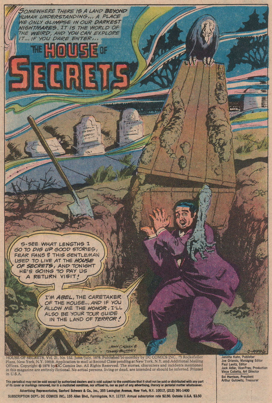 Read online House of Secrets (1956) comic -  Issue #152 - 3