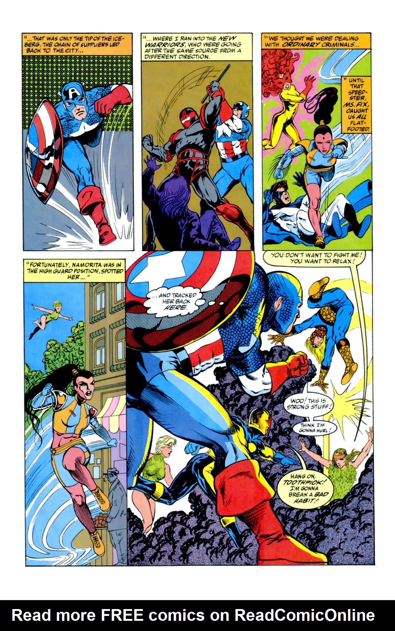 Read online Captain America Goes to War Against Drugs comic -  Issue #2 - 6