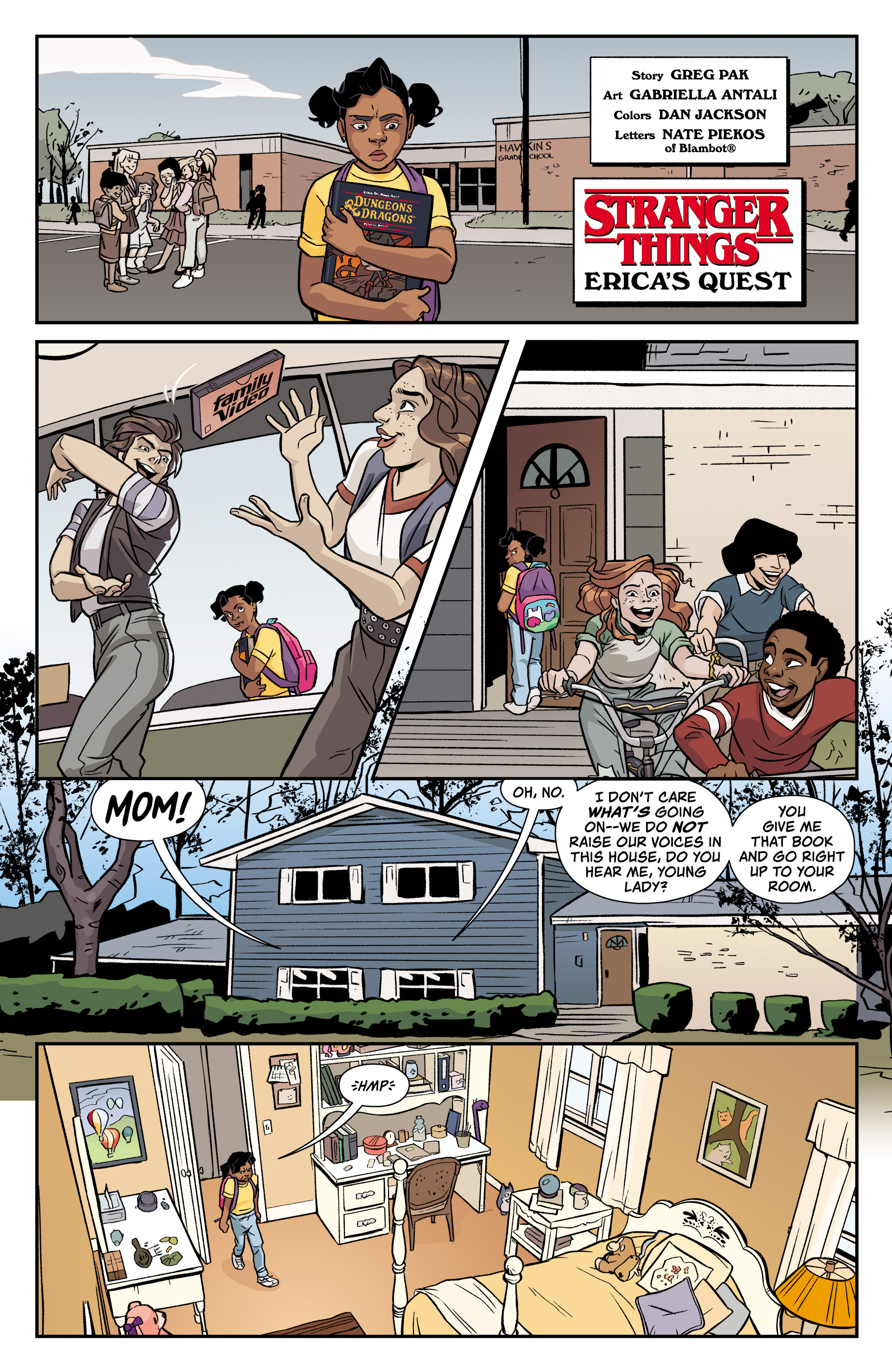 Read online Free Comic Book Day 2022 comic -  Issue # Stranger Things ft. Minecraft - 3