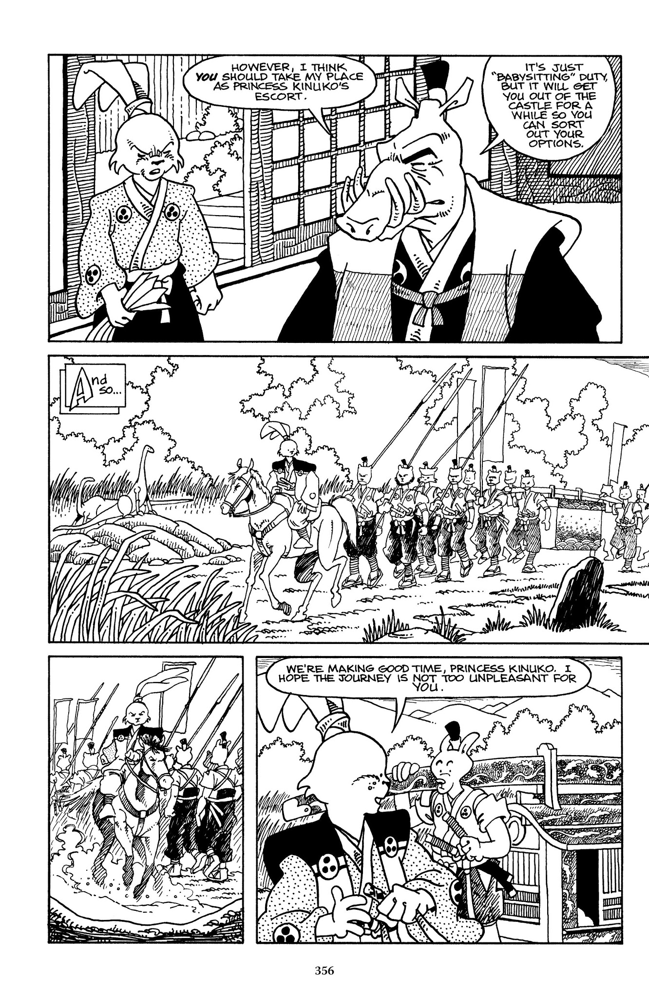 Read online The Usagi Yojimbo Saga comic -  Issue # TPB 1 - 349