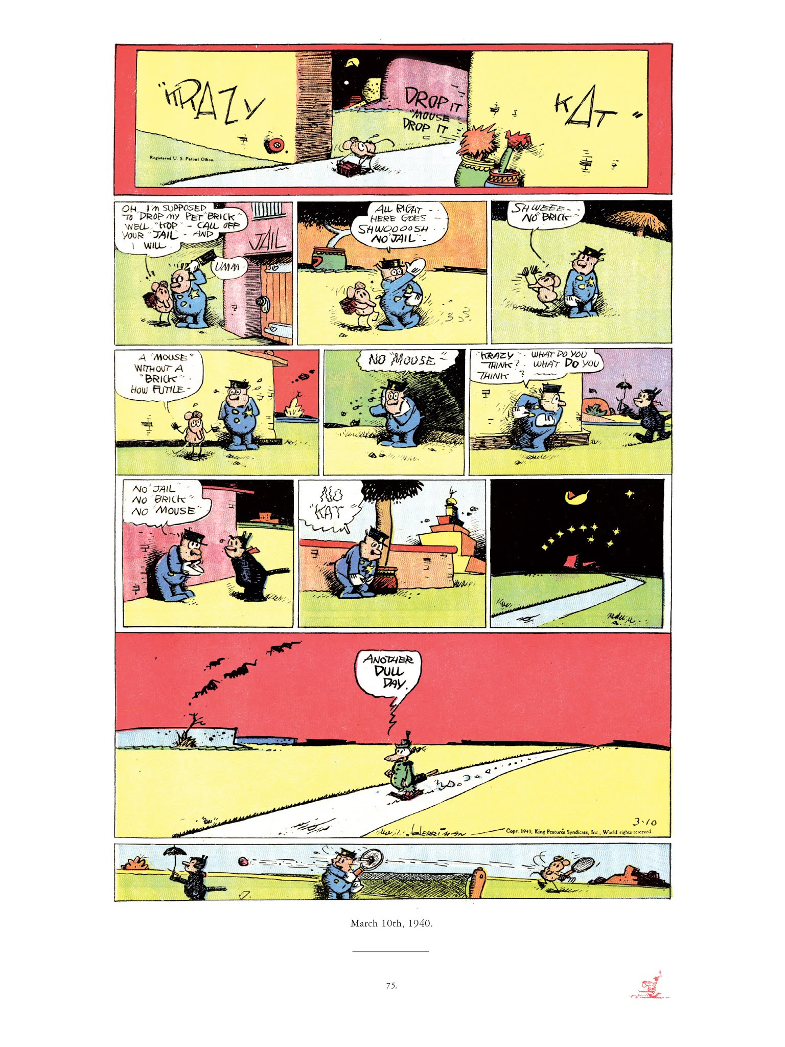 Read online Krazy & Ignatz comic -  Issue # TPB 11 - 75