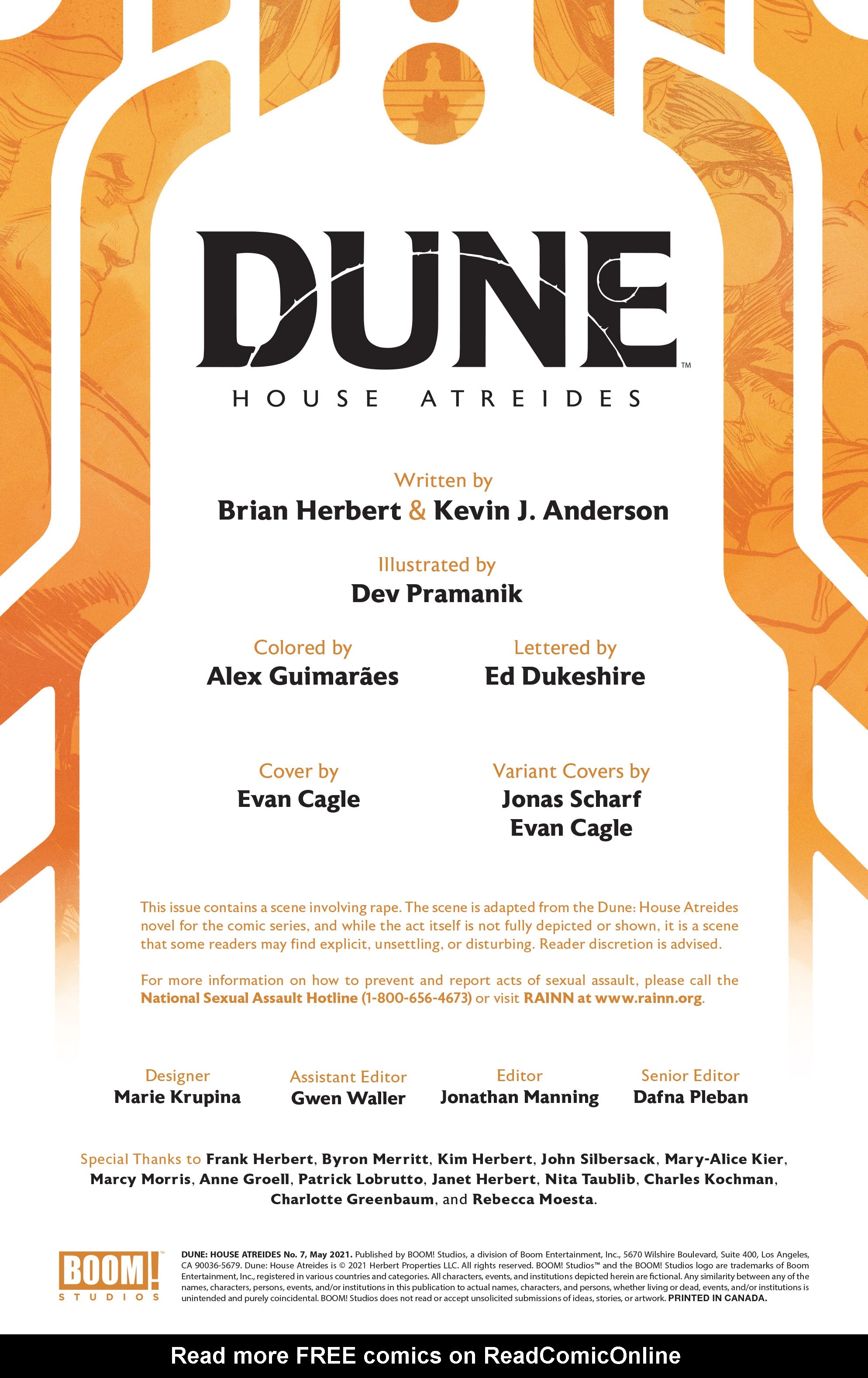 Read online Dune: House Atreides comic -  Issue #7 - 2