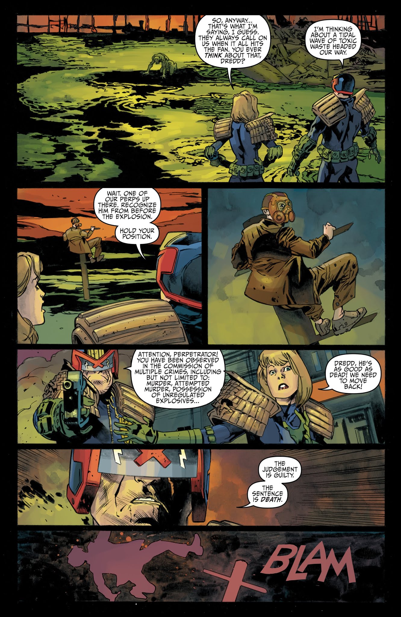 Read online Judge Dredd: Toxic comic -  Issue #2 - 6