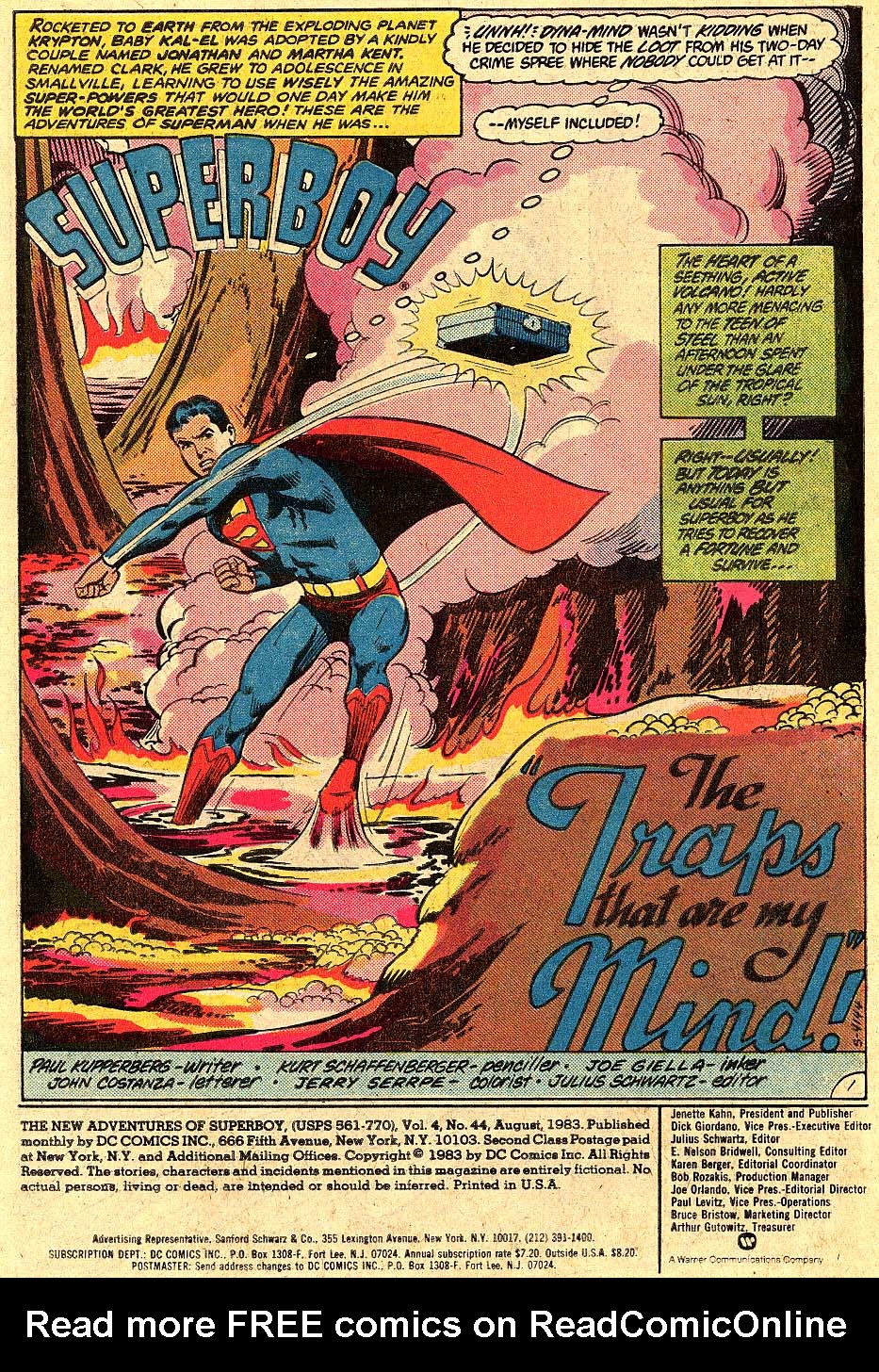 Read online The New Adventures of Superboy comic -  Issue #44 - 2