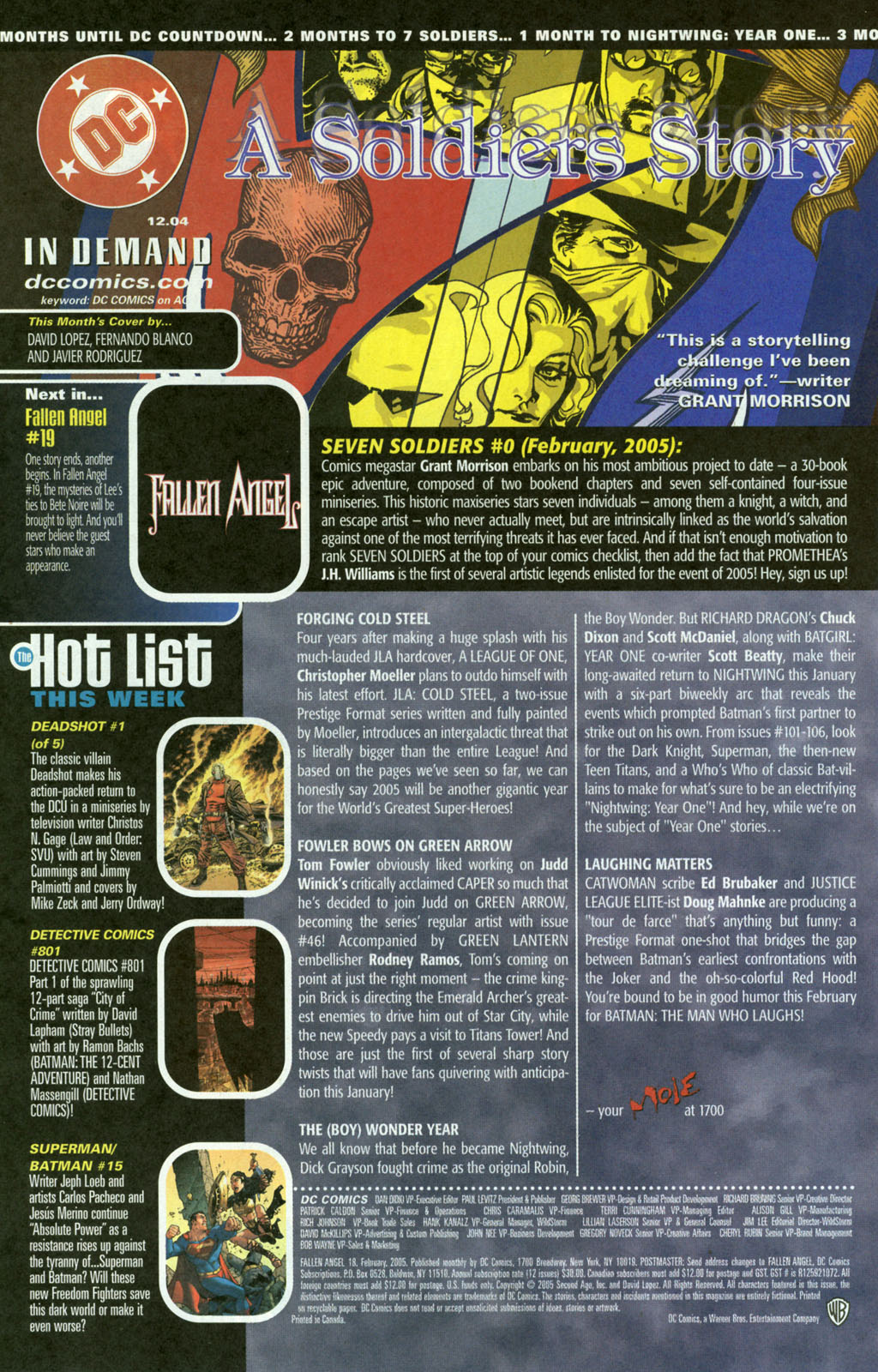 Read online Fallen Angel (2003) comic -  Issue #18 - 24