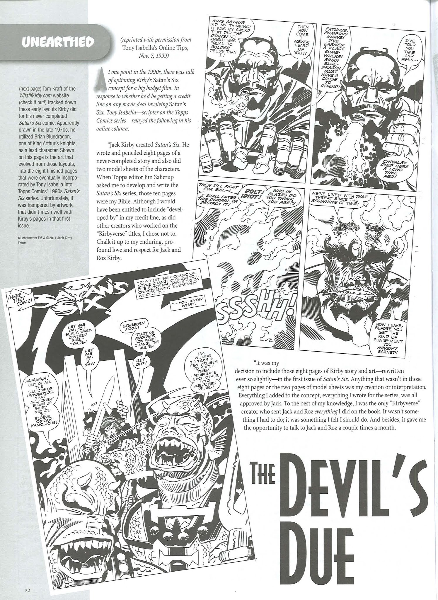Read online The Jack Kirby Collector comic -  Issue #57 - 34