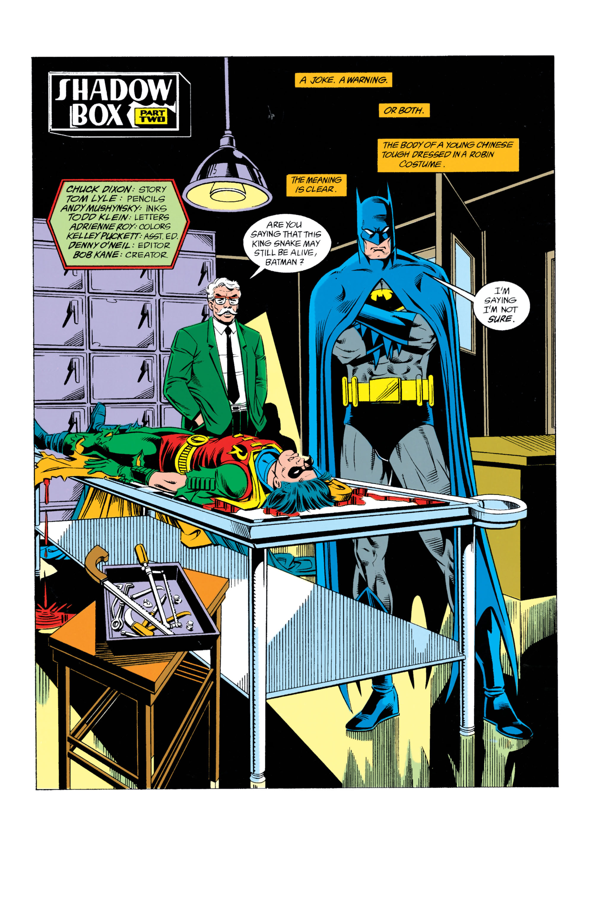 Read online Batman (1940) comic -  Issue #468 - 2