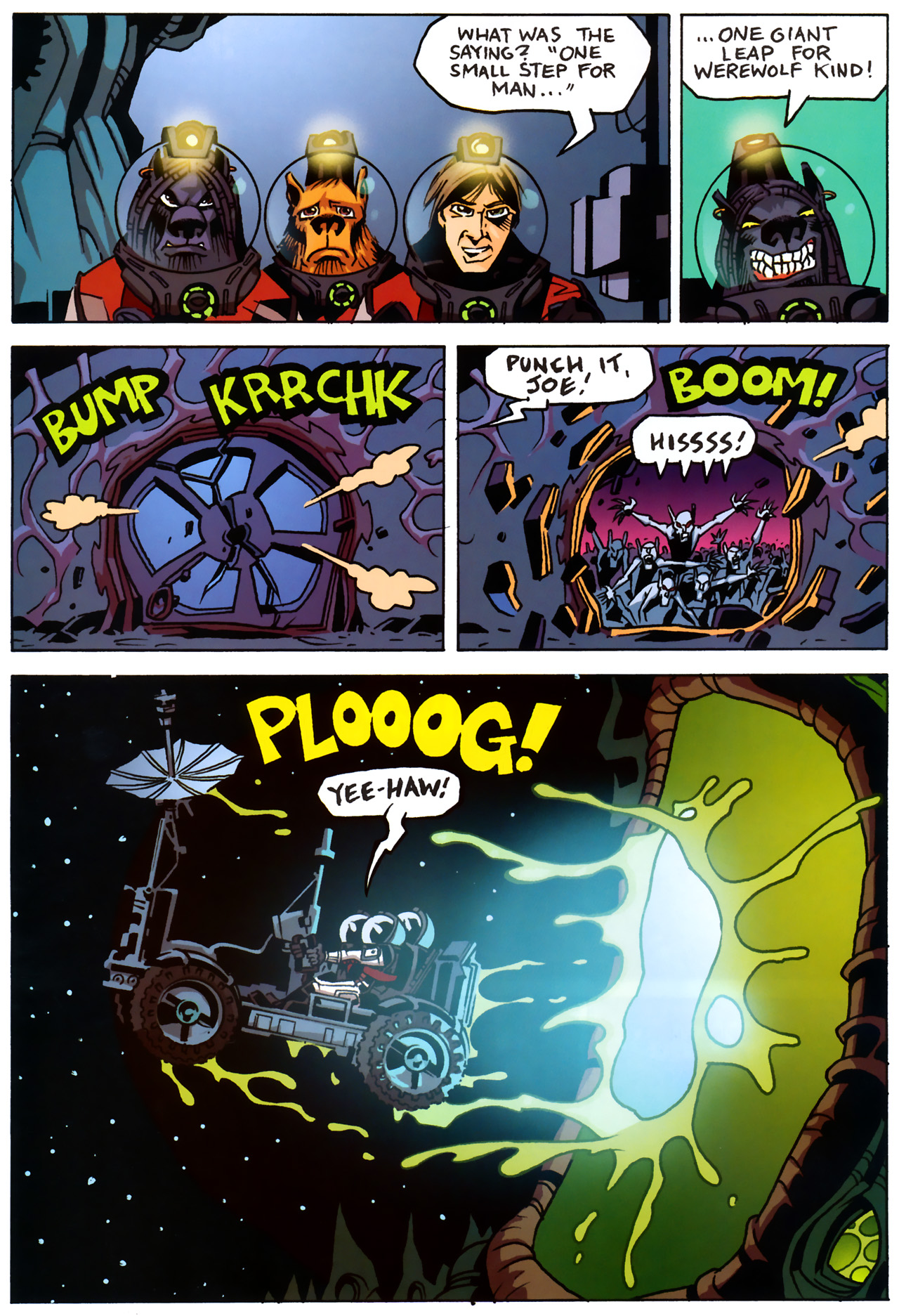 Read online Werewolves on the Moon: Versus Vampires comic -  Issue #2 - 24