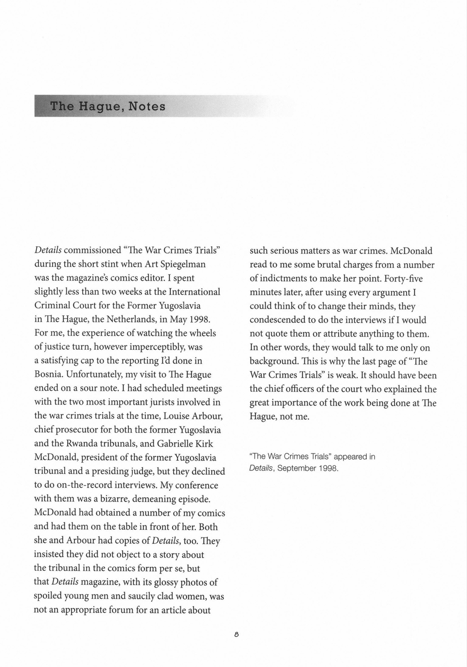 Read online Journalism comic -  Issue # TPB (Part 1) - 22