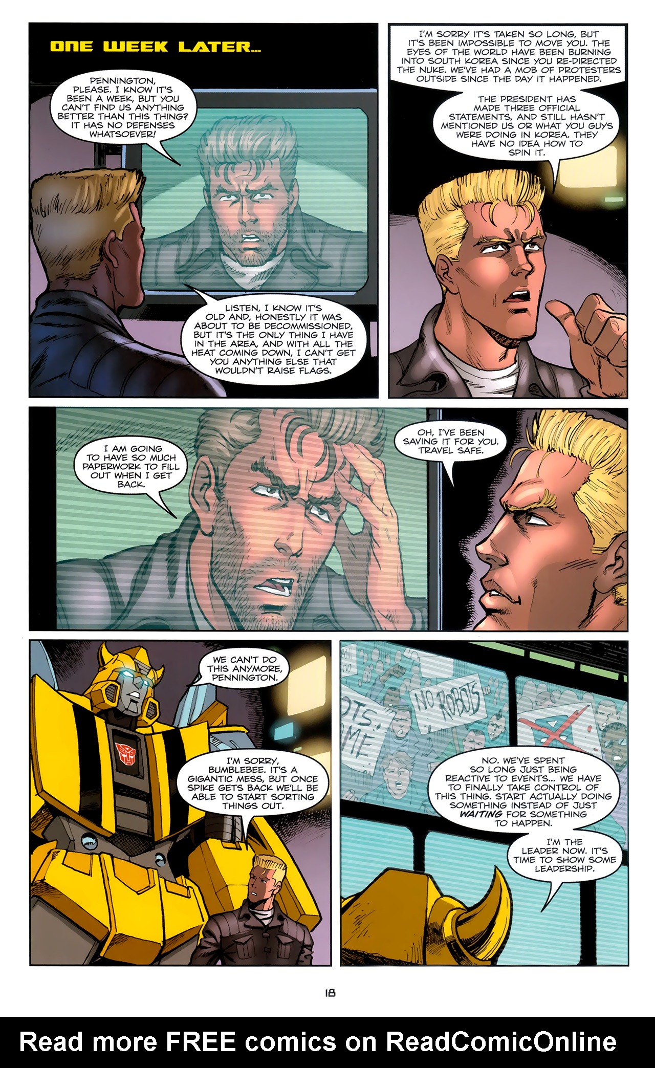 Read online The Transformers (2009) comic -  Issue #12 - 21