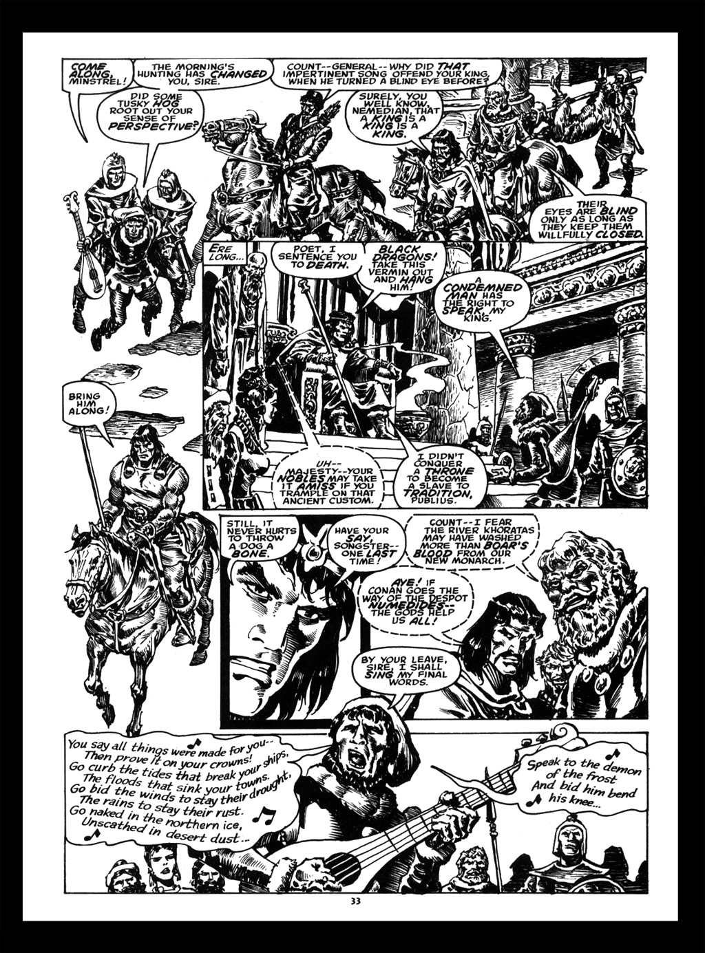 Read online The Savage Sword Of Conan comic -  Issue #214 - 33