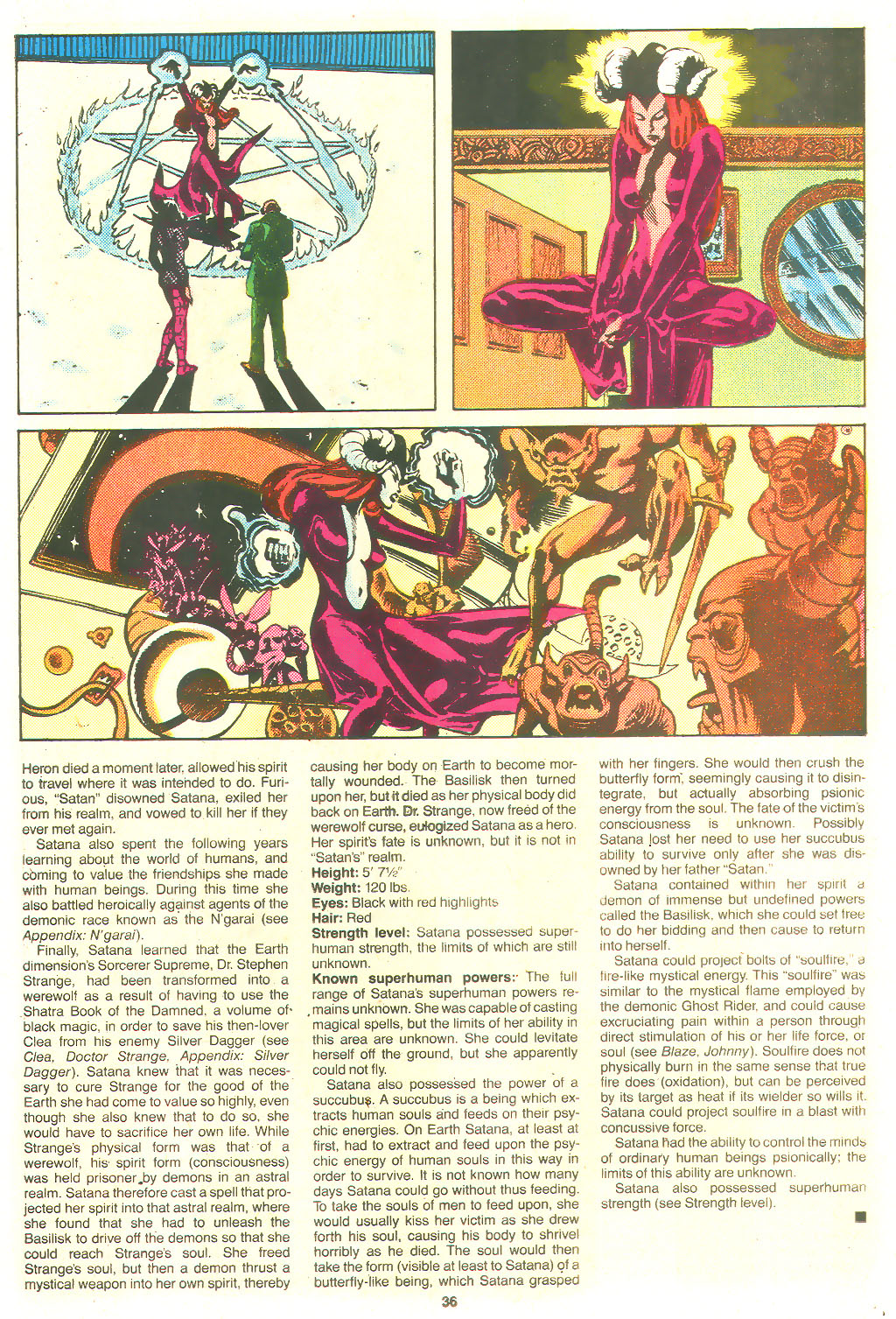 Read online The Official Handbook of the Marvel Universe Deluxe Edition comic -  Issue #19 - 38