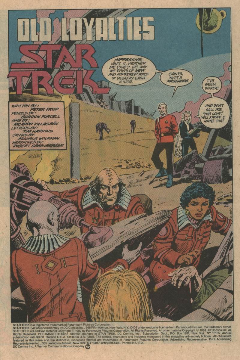 Read online Star Trek (1984) comic -  Issue #54 - 2