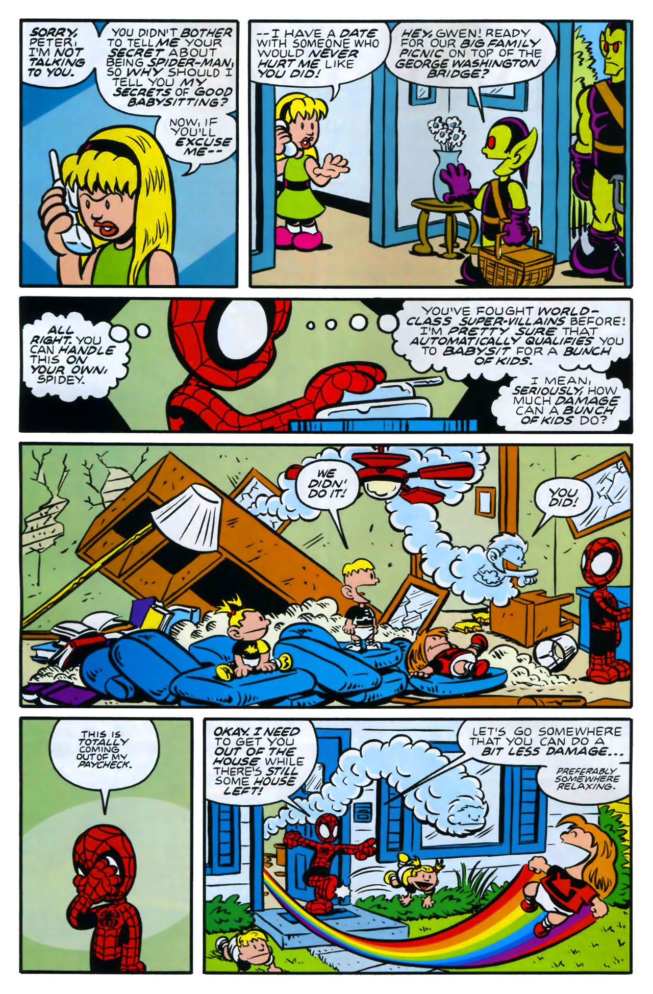 Read online Spider-Man and Power Pack comic -  Issue #2 - 24