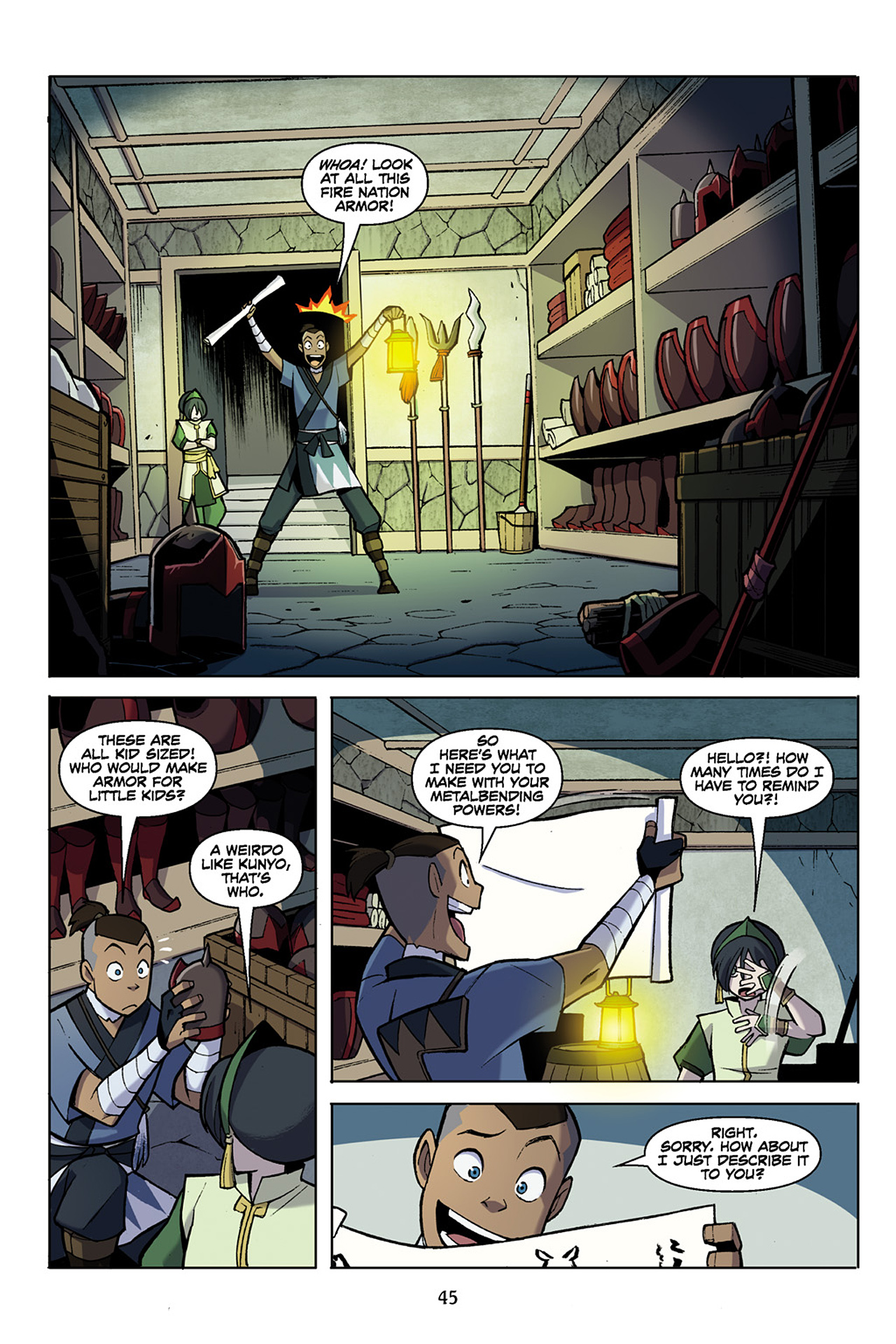 Read online Nickelodeon Avatar: The Last Airbender - The Promise comic -  Issue # Part 2 - 46