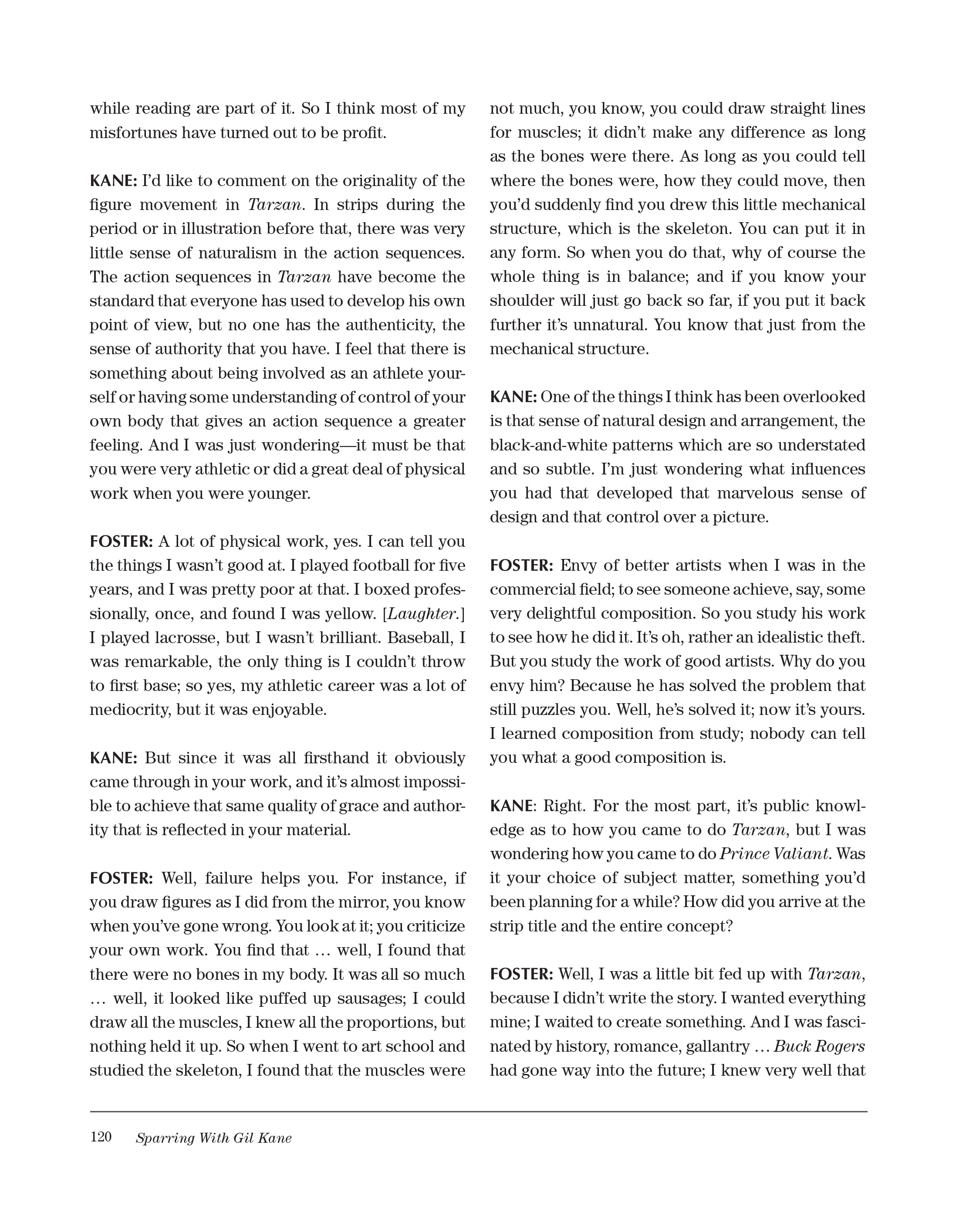 Read online Sparring With Gil Kane: Colloquies On Comic Art and Aesthetics comic -  Issue # TPB (Part 2) - 20