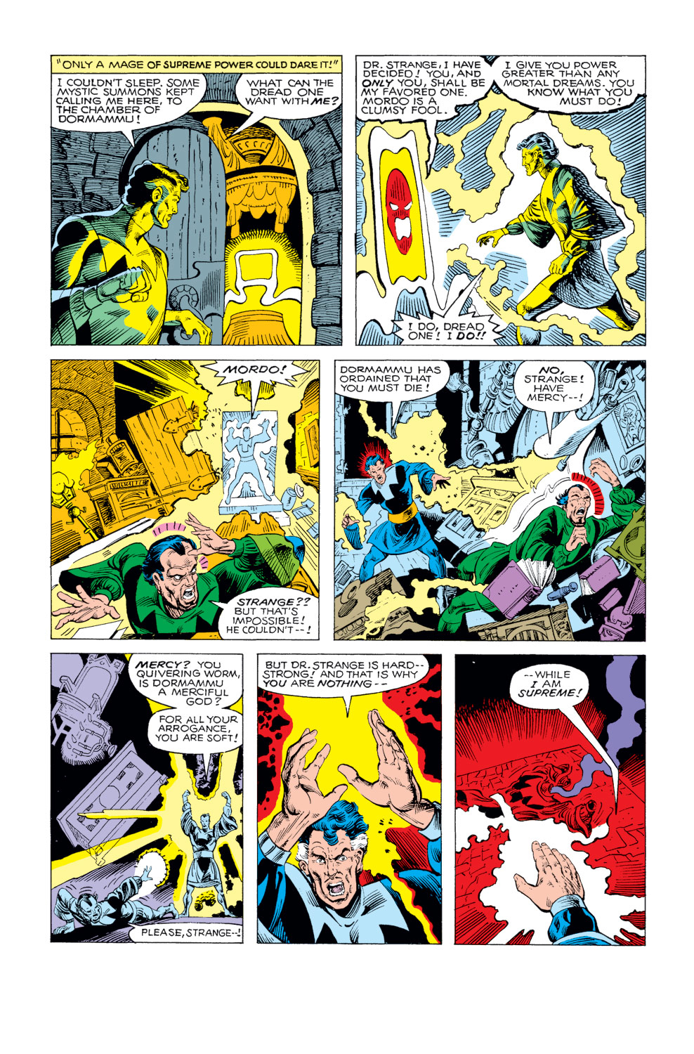 Read online What If? (1977) comic -  Issue #18 - Dr. Strange were a disciple of Dormammu - 11