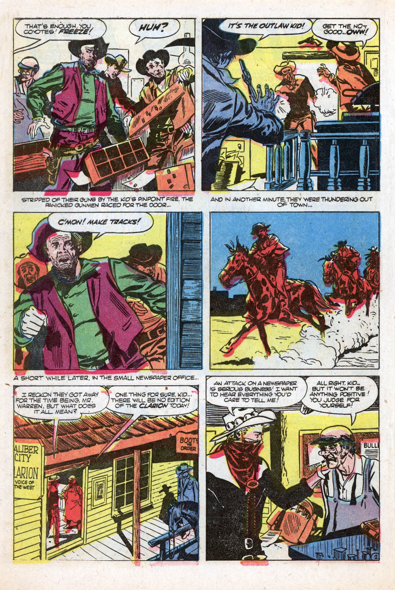 Read online The Outlaw Kid (1954) comic -  Issue #18 - 4