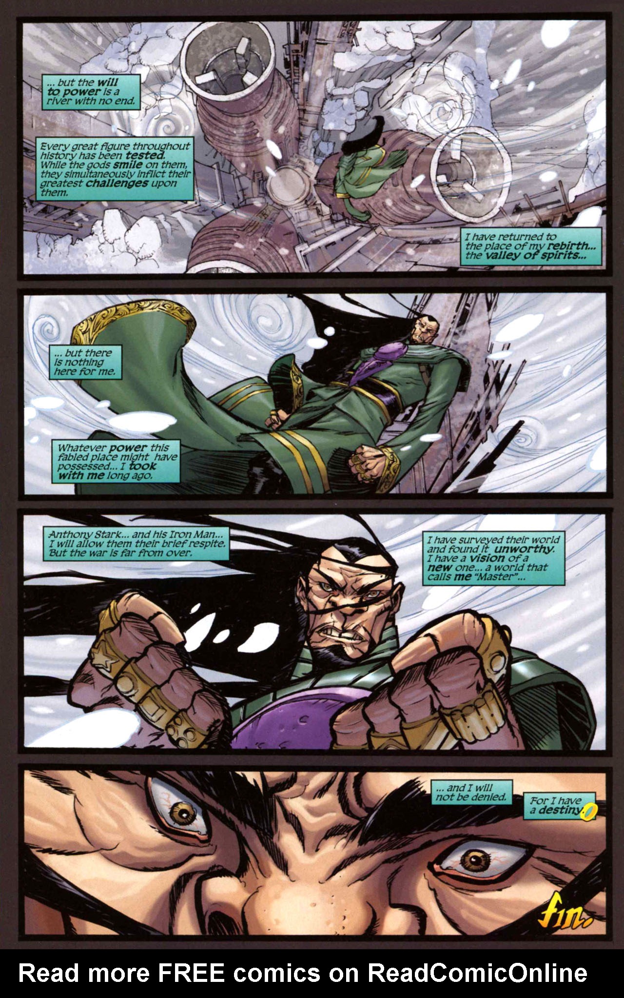 Read online Iron Man: Enter the Mandarin comic -  Issue #6 - 24