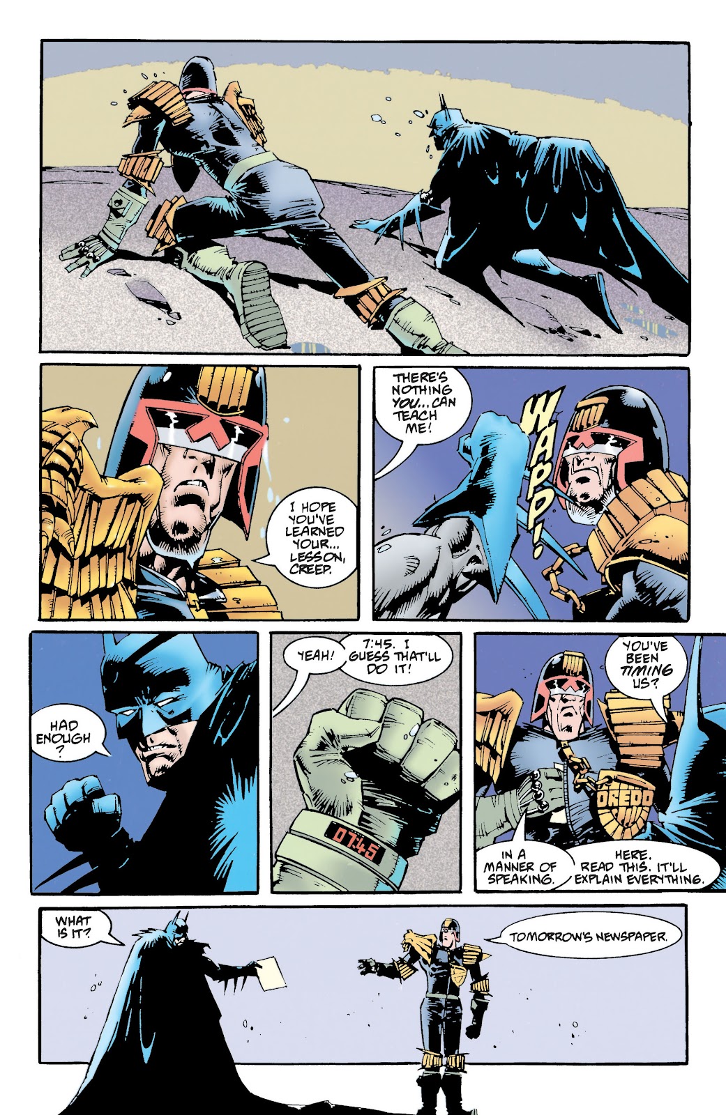 Batman Judge Dredd Collection Tpb 1 | Read Batman Judge Dredd Collection Tpb 1 comic online in