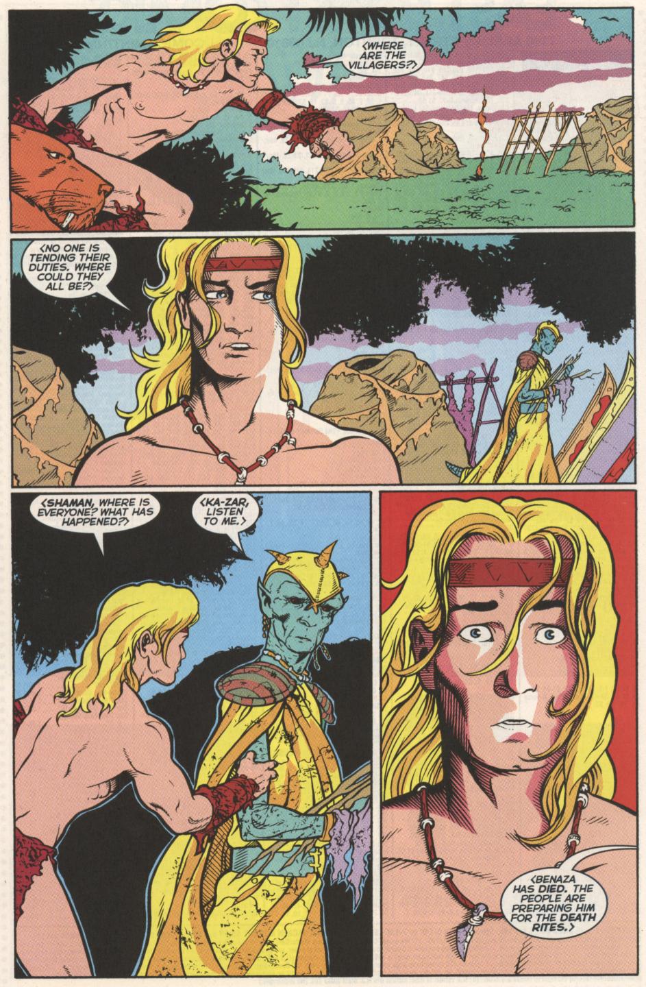 Read online Ka-Zar (1997) comic -  Issue #-1 - 21