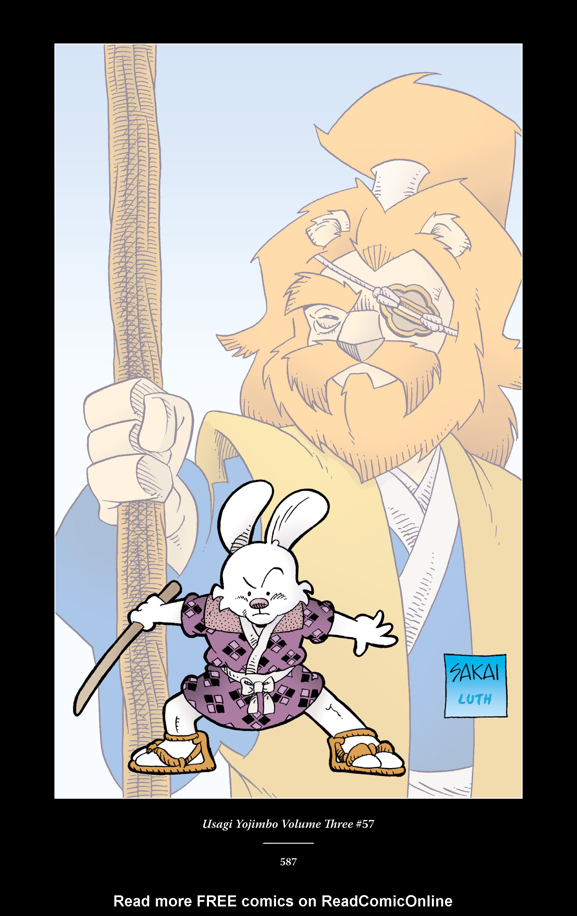 Read online The Usagi Yojimbo Saga comic -  Issue # TPB 4 - 581