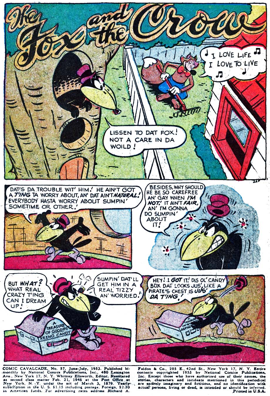 Read online Comic Cavalcade comic -  Issue #57 - 3