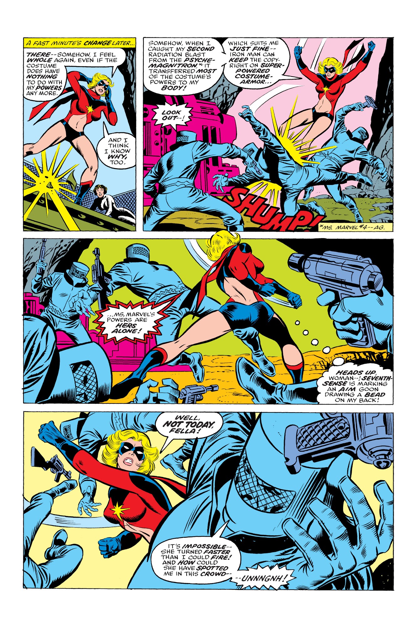 Read online Marvel Masterworks: Ms. Marvel comic -  Issue # TPB 1 - 127