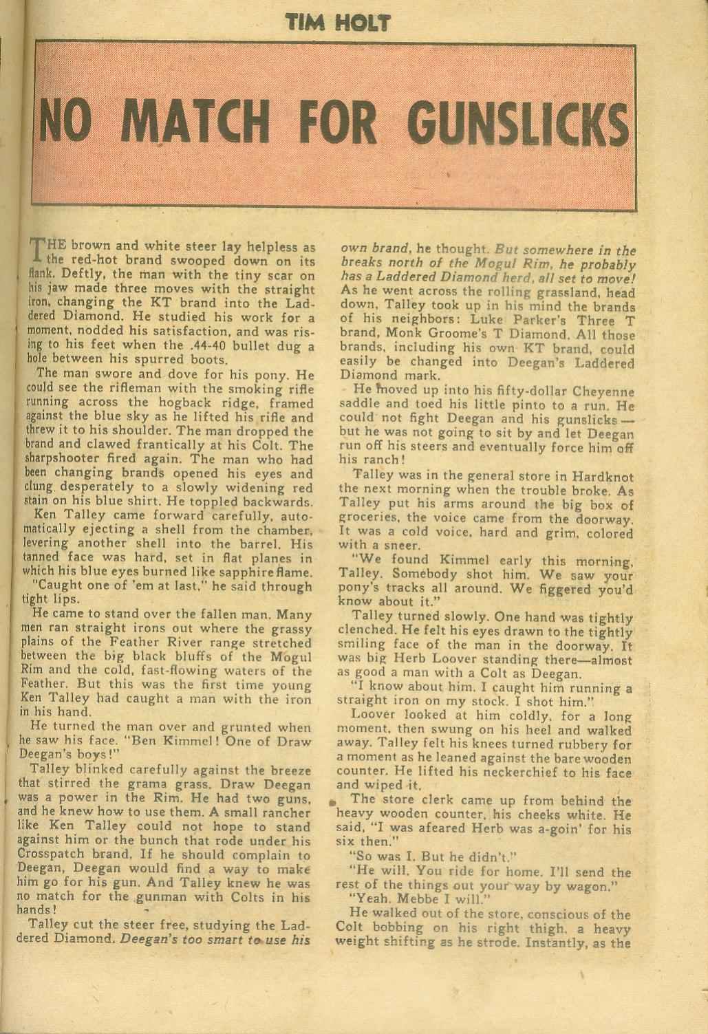 Read online Tim Holt comic -  Issue #33 - 25