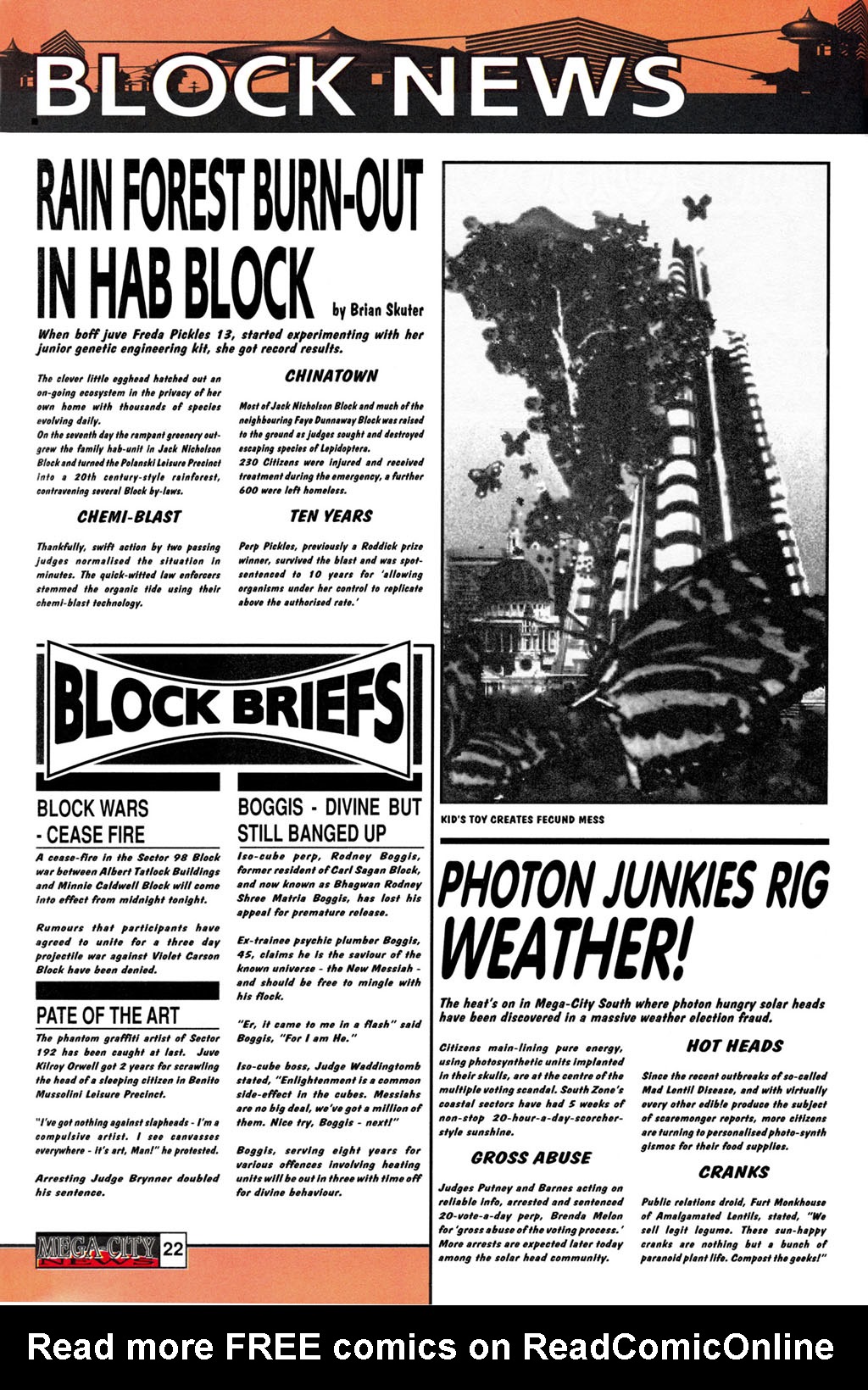 Read online Judge Dredd: The Megazine comic -  Issue #1 - 24