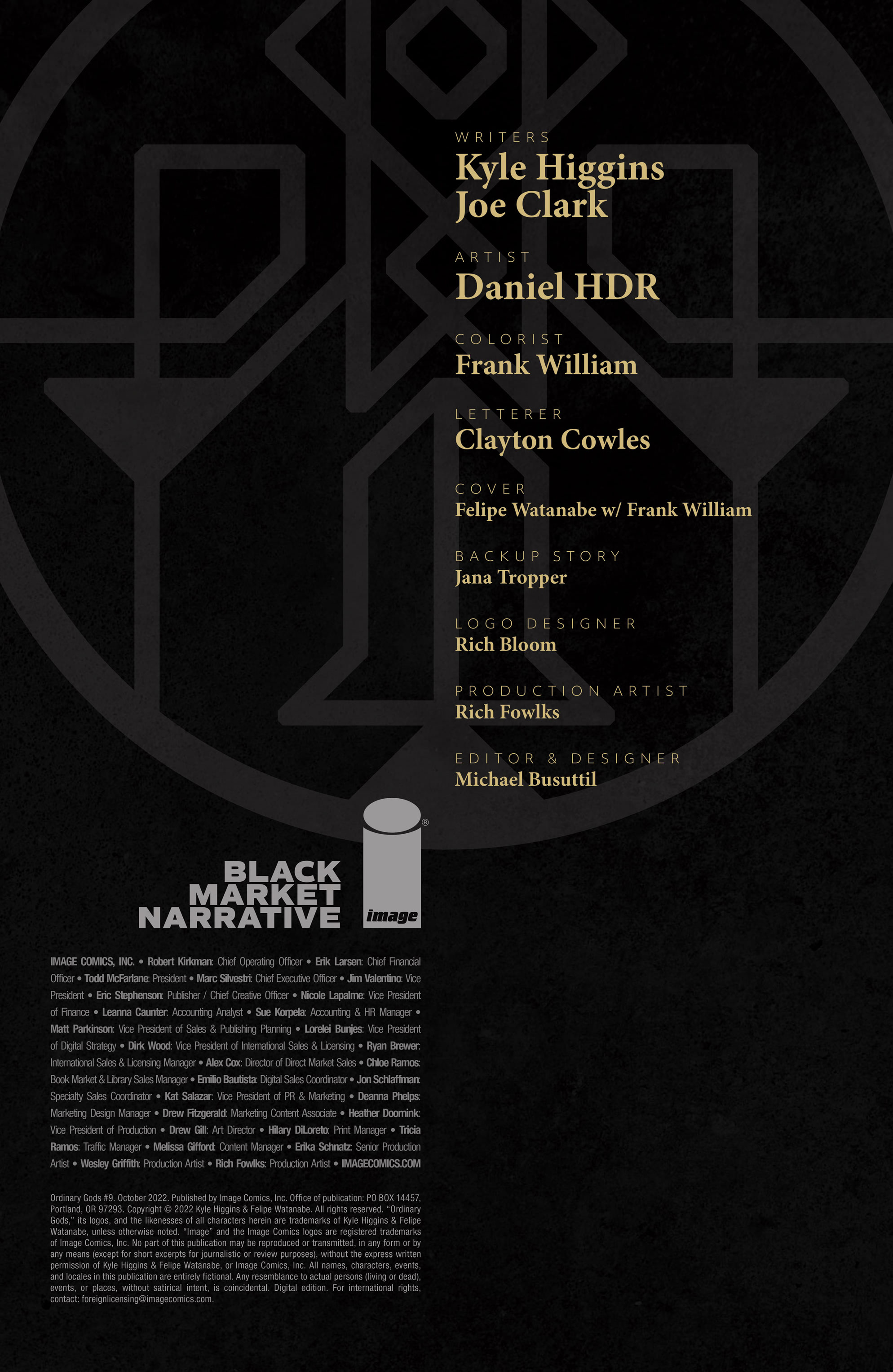 Read online Ordinary Gods comic -  Issue #9 - 2