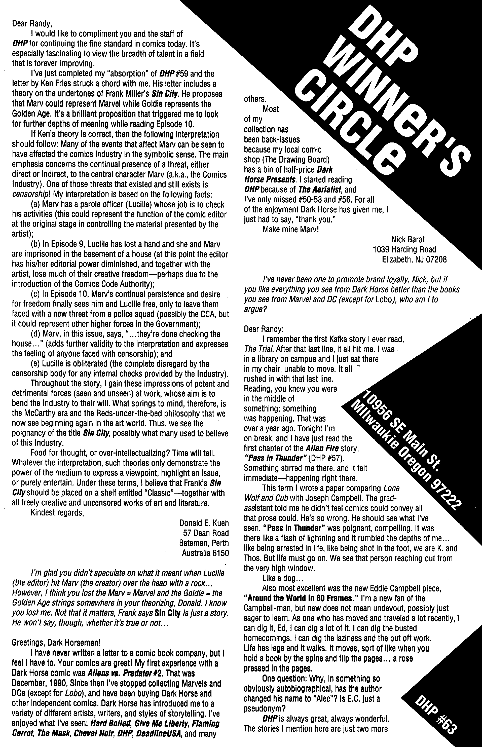 Read online Dark Horse Presents (1986) comic -  Issue #63 - 11