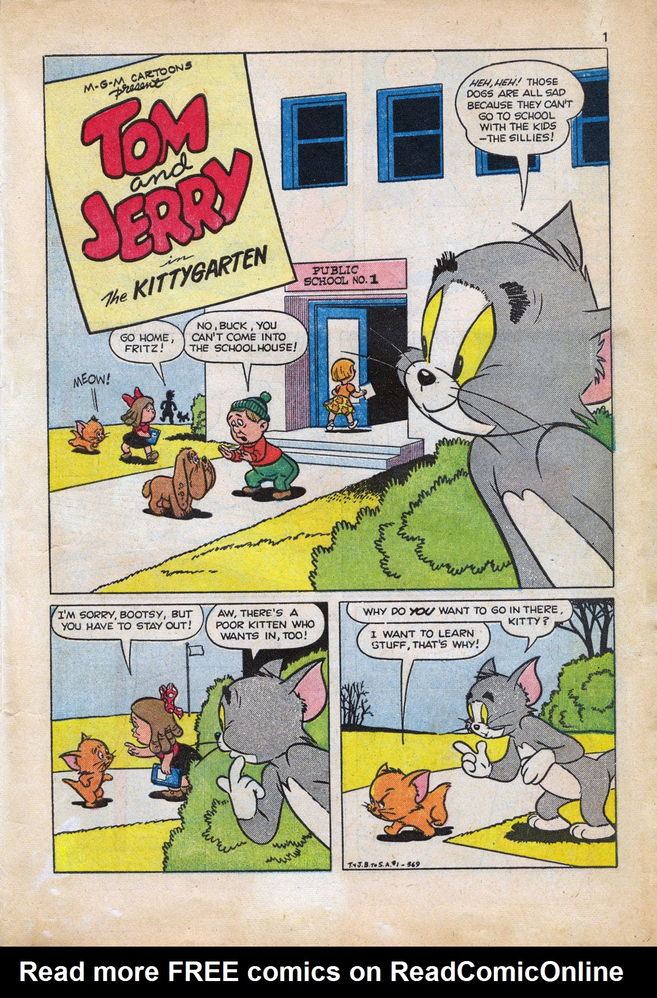Read online Tom & Jerry's Back to School comic -  Issue # TPB - 3