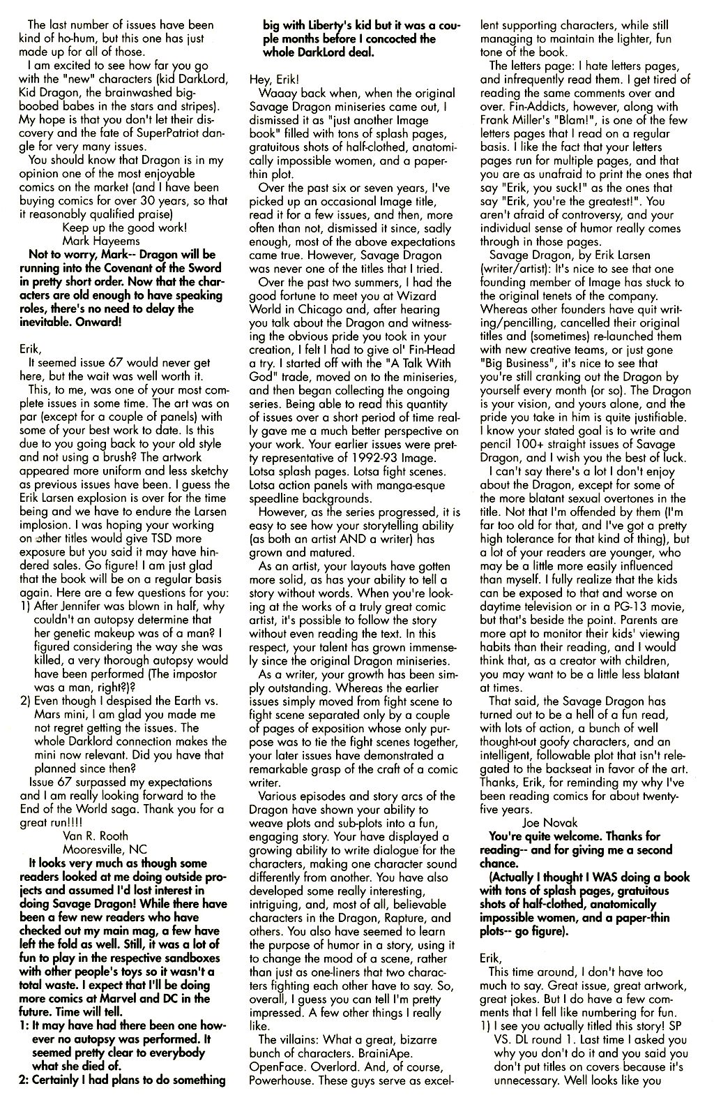 Read online The Savage Dragon (1993) comic -  Issue #69 - 26
