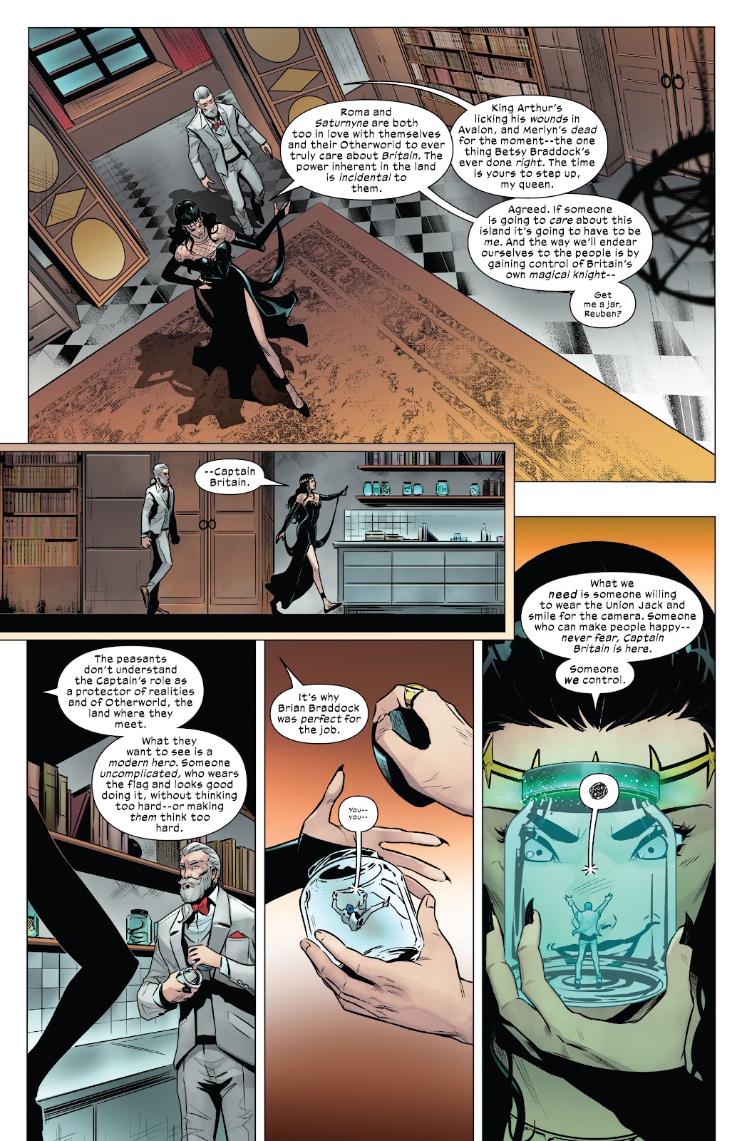 Betsy Braddock: Captain Britain issue 1 - Page 18