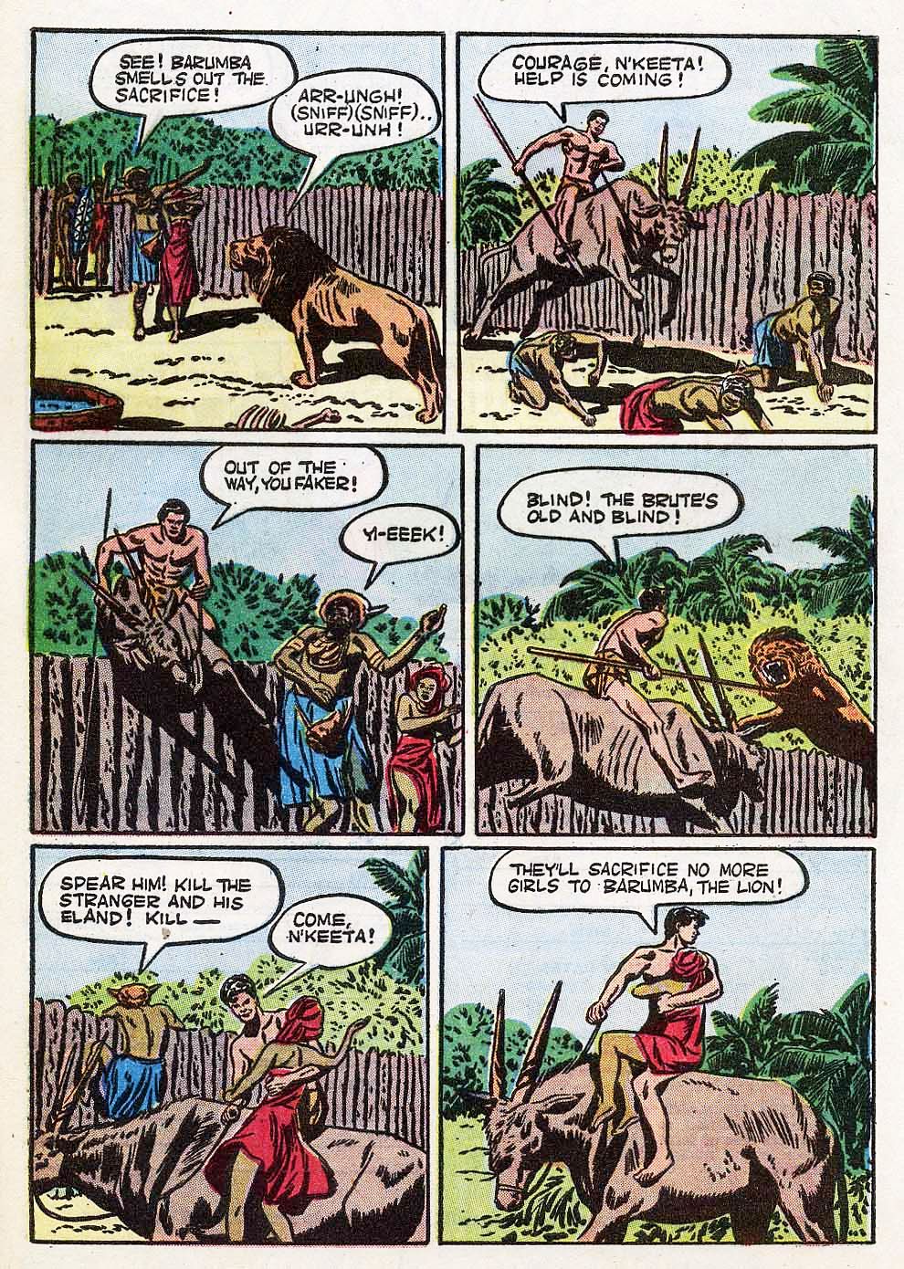 Read online Tarzan (1948) comic -  Issue #16 - 49