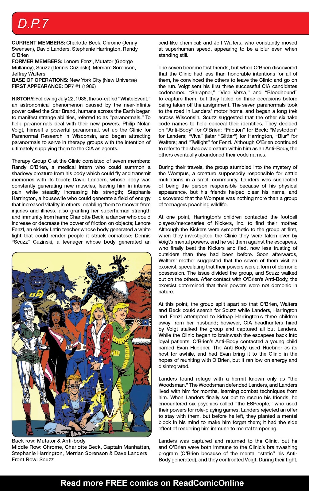 Marvel Legacy:  The 1980's Handbook issue Full - Page 18