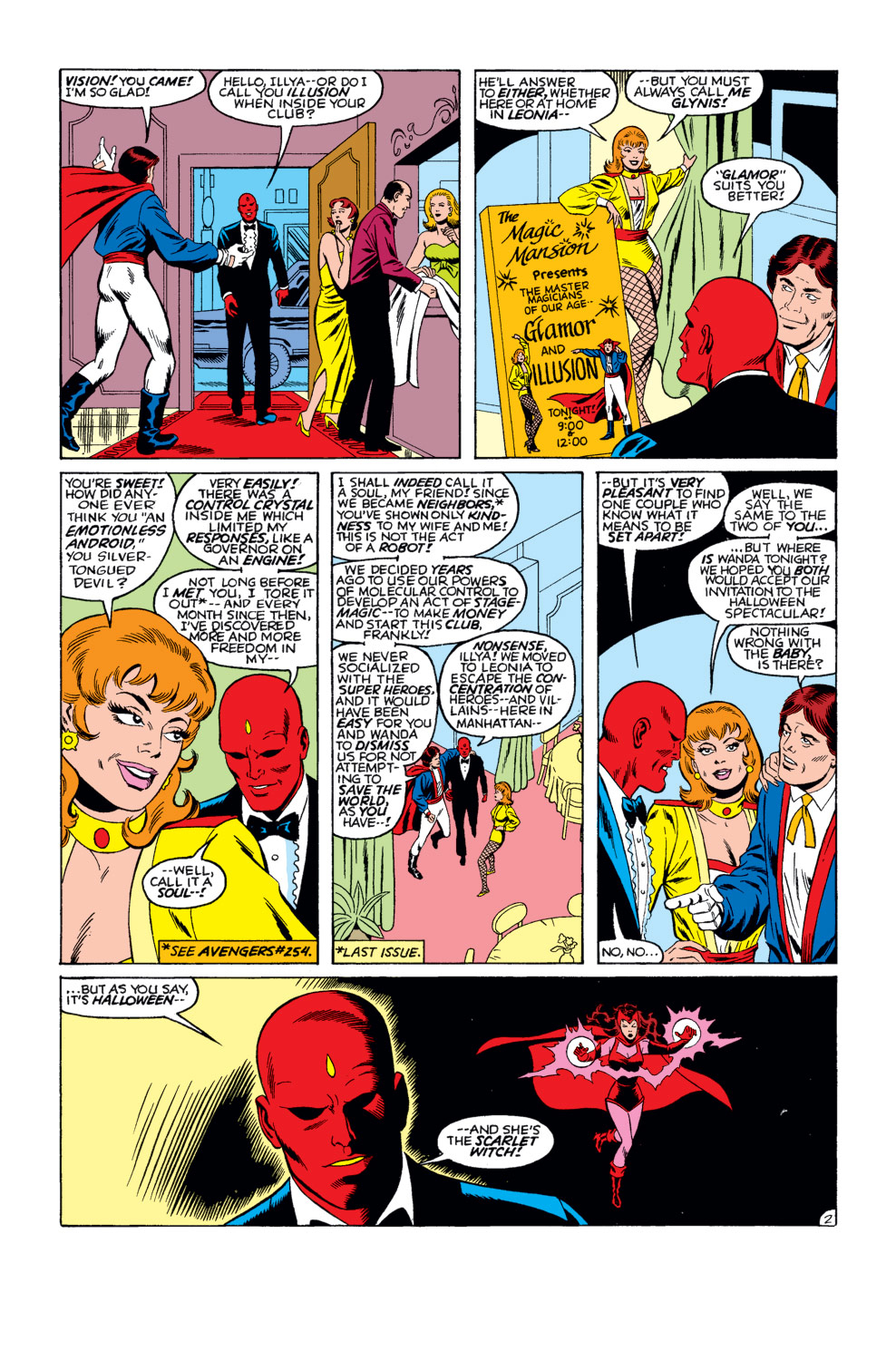 Read online The Vision and the Scarlet Witch (1985) comic -  Issue #5 - 3
