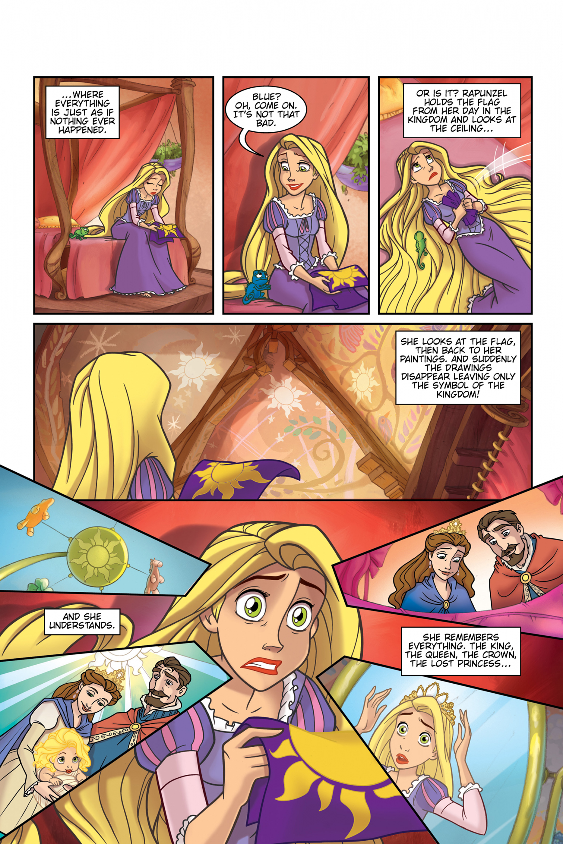 Read online Disney Tangled: The Story of the Movie in Comics comic -  Issue # Full - 46