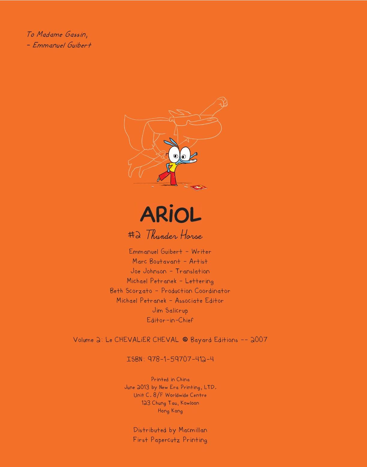 Read online Ariol comic -  Issue # TPB 2 - 6