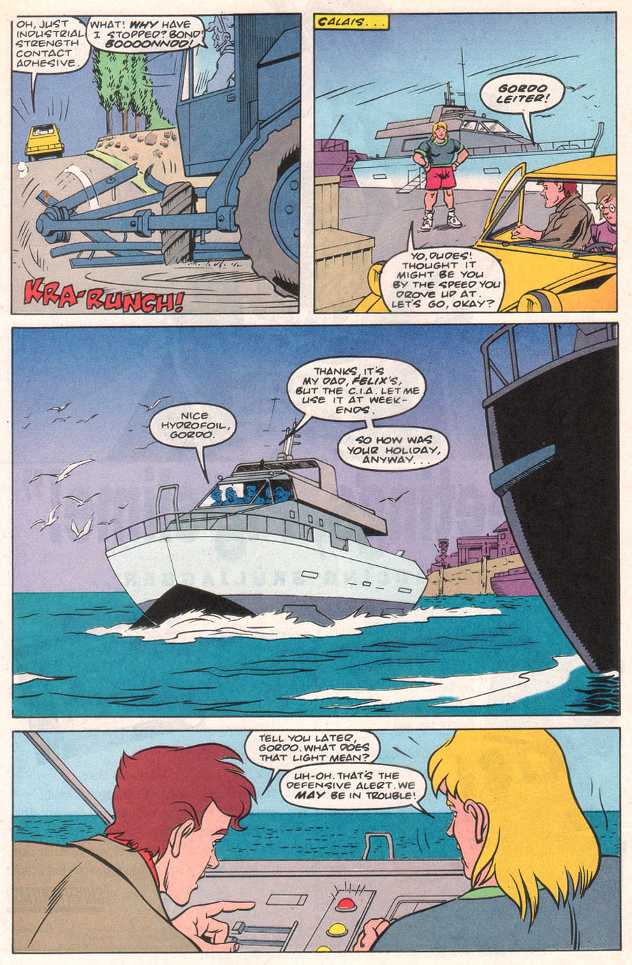 Read online James Bond Jr. comic -  Issue #12 - 22