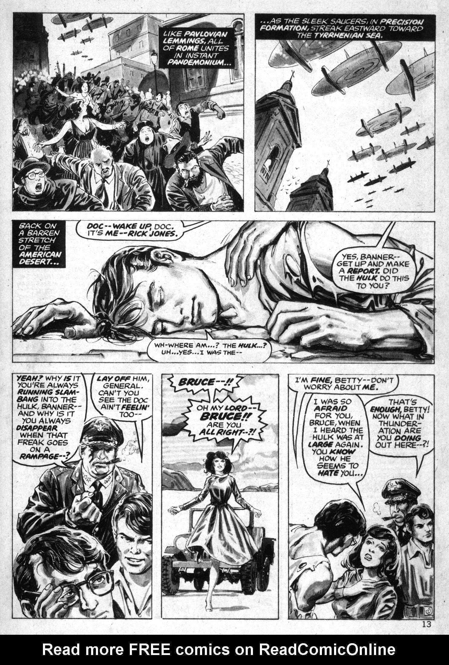 Read online The Rampaging Hulk comic -  Issue #1 - 13