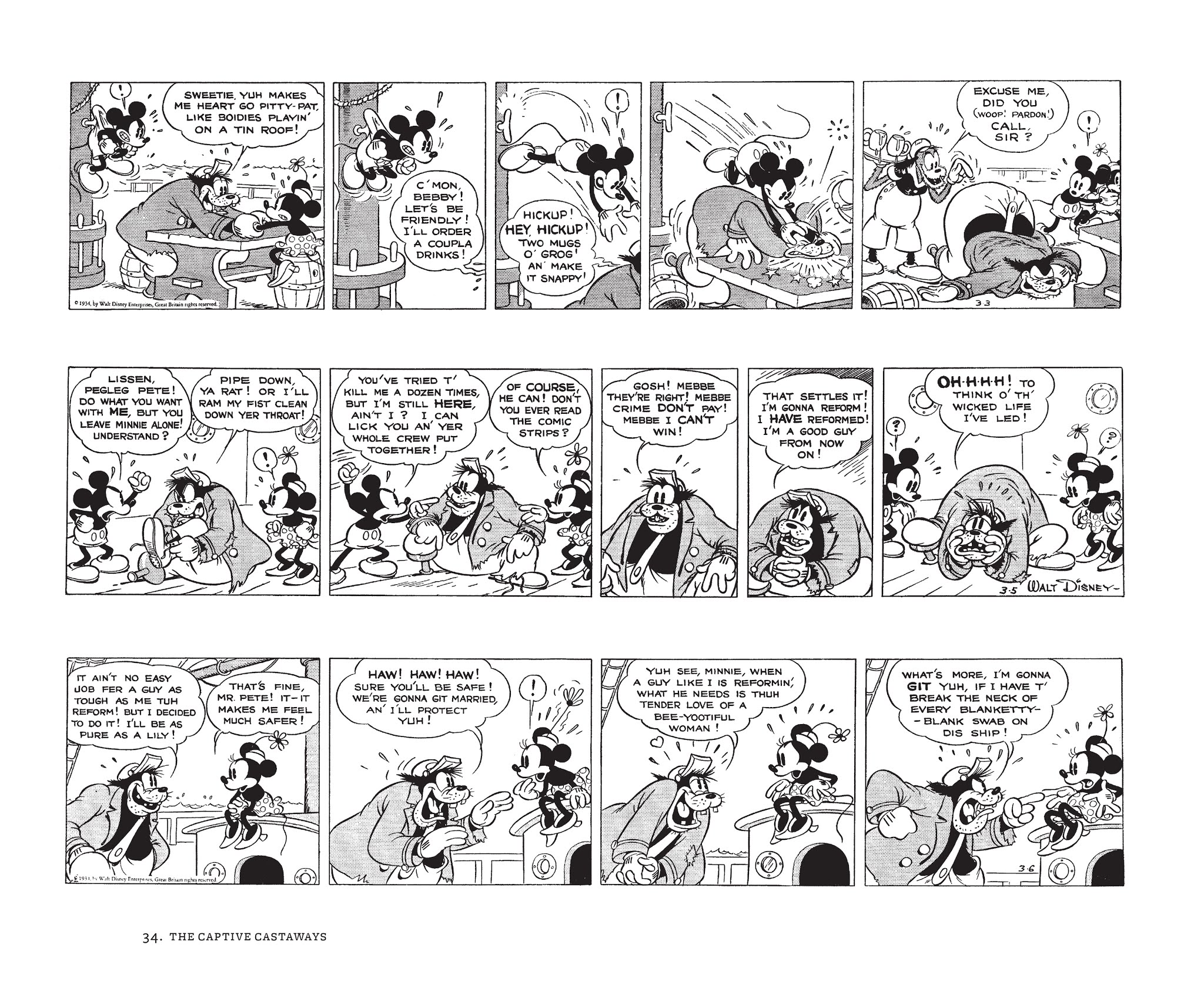 Read online Walt Disney's Mickey Mouse by Floyd Gottfredson comic -  Issue # TPB 3 (Part 1) - 34